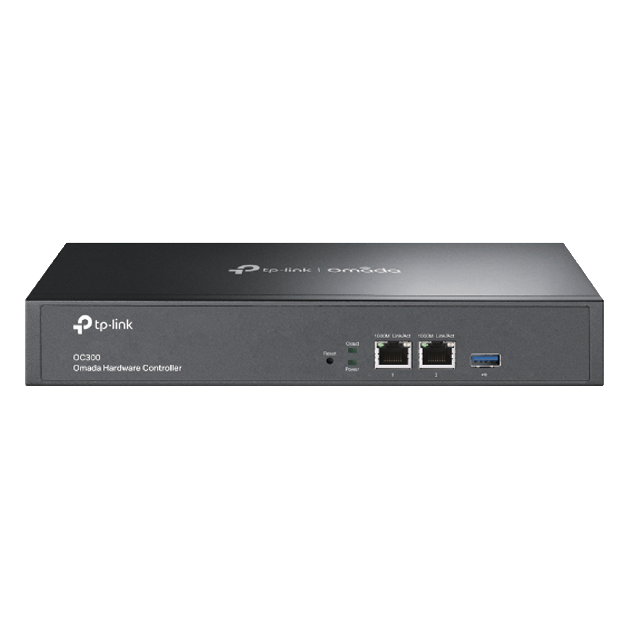 Controladora de red / Gestión 500 equipos / Cloud SDN / 2 puertos Gigabit PoE af/at / Operación -40 a 50°C / 294x180x44 mm (9.65x5.91x1.73 in) — TP-LINK · SKU OC300