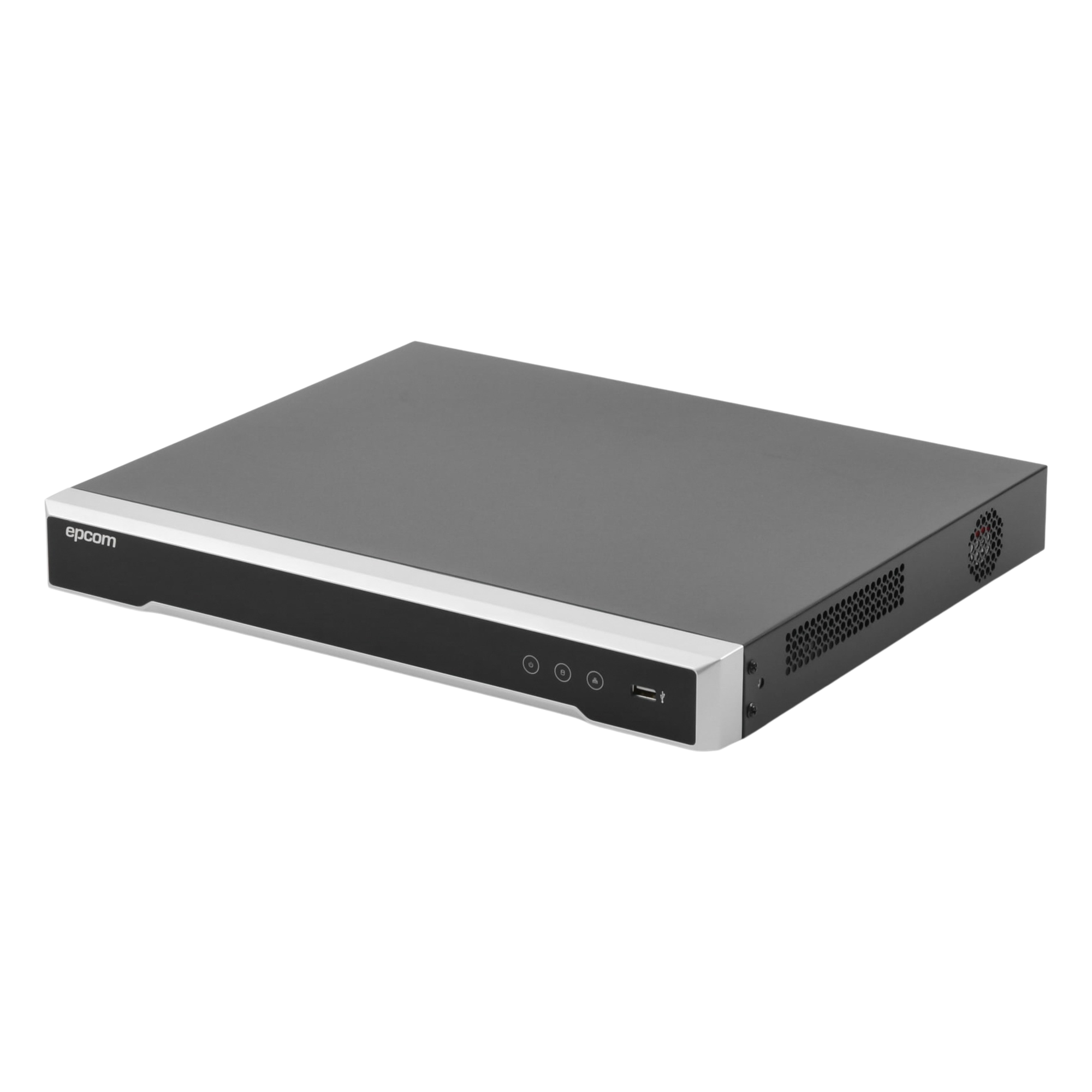 DVR  16 Canales 4K TURBOHD + 16 Canales IP / 8 Megapixel/ Audio por Coaxitron/ 2 Bahías de Disco Duro / 4 Canales de Audio / 16 Entradas de Alarma