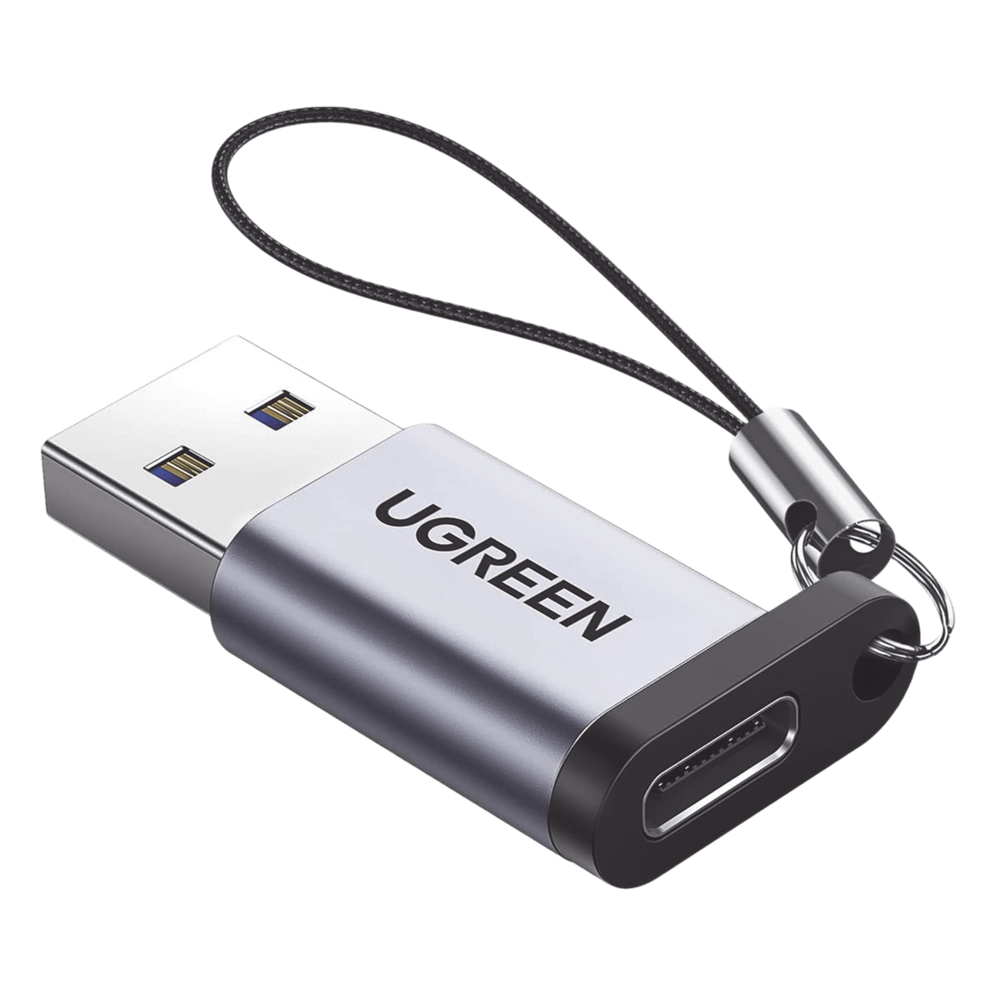 Adaptador USB-A a USB-C / USB 3.0 / 5 Gbps / Carga 3A / Aleación de Aluminio / Compacto — UGREEN · SKU 50533