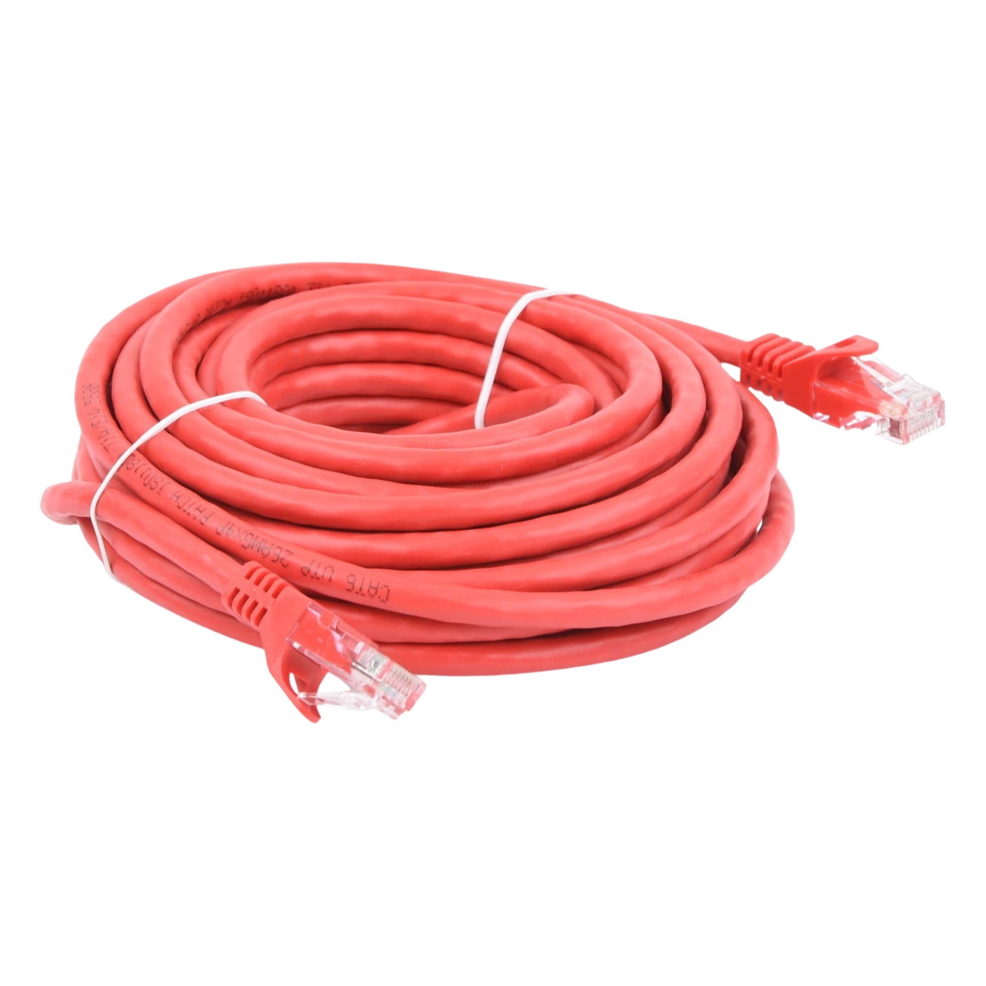 Cable de Parcheo UTP Cat6 / 7.0 m (23 pies) / 1 Gbps / 100 Ohm / RJ45 / Rojo
