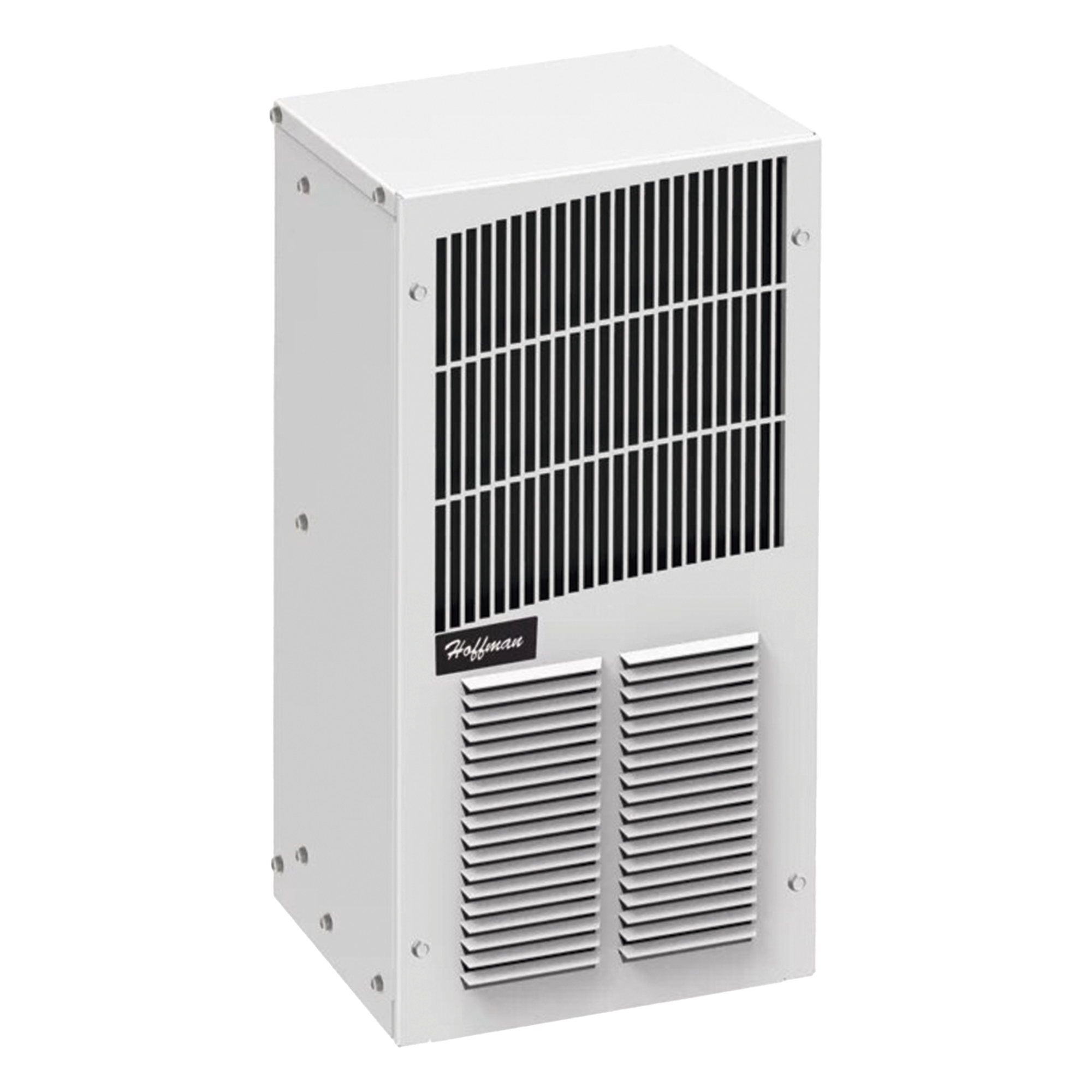 Aire Acondicionado Compacto Industrial / 2000 BTU / 115 Vca / Operación -40°C a 55°C (-40°F a 131°F) / Gabinetes Telecomunicaciones / Acero Grado Industrial — HOFFMAN · SKU T200216G100
