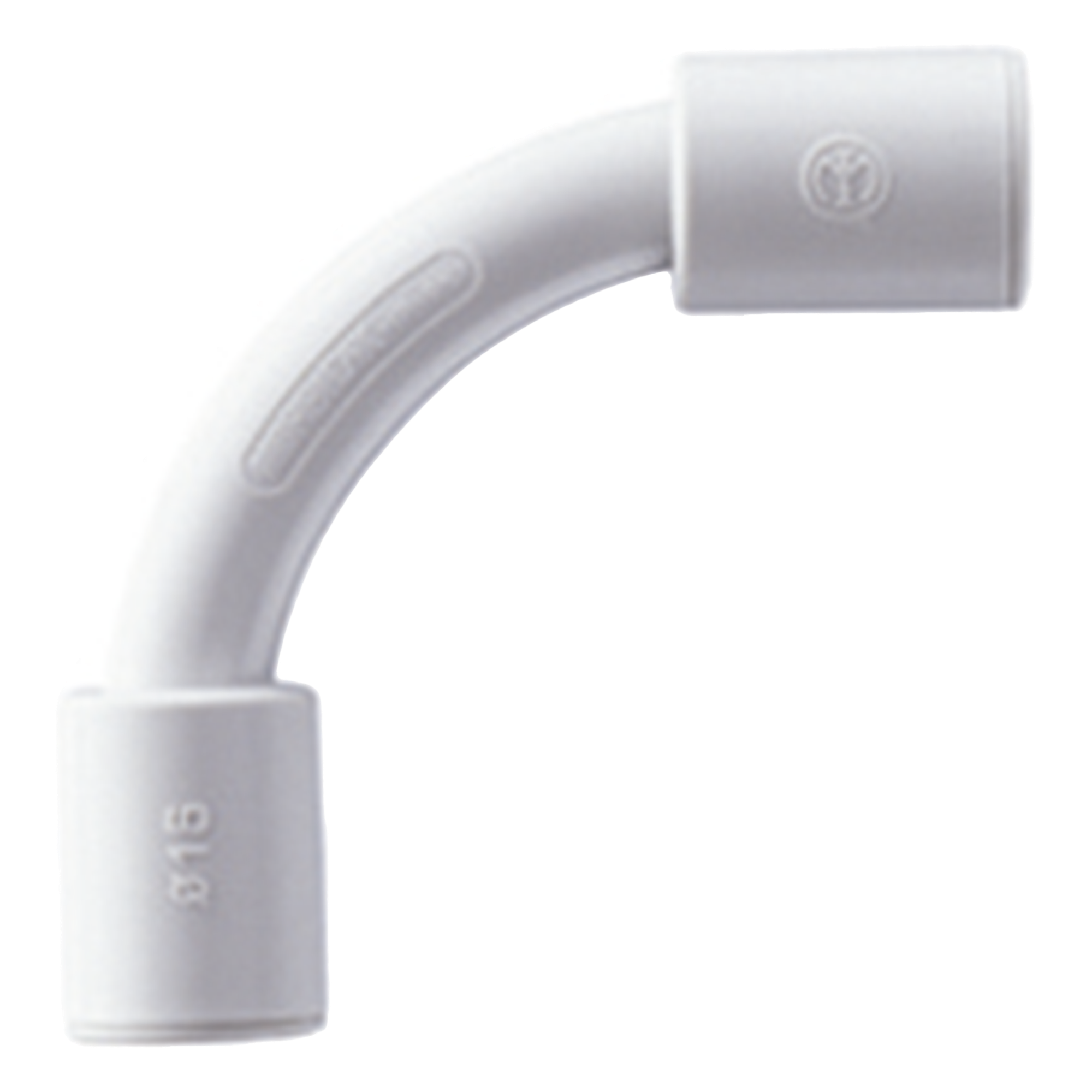 Curva para Conduit / IP67 / Libre de Halógenos / Ø 40 mm / Radio de Curvatura 120 mm (393.7 ft) / Gris RAL 7035 — CHAROFIL · SKU DX43140