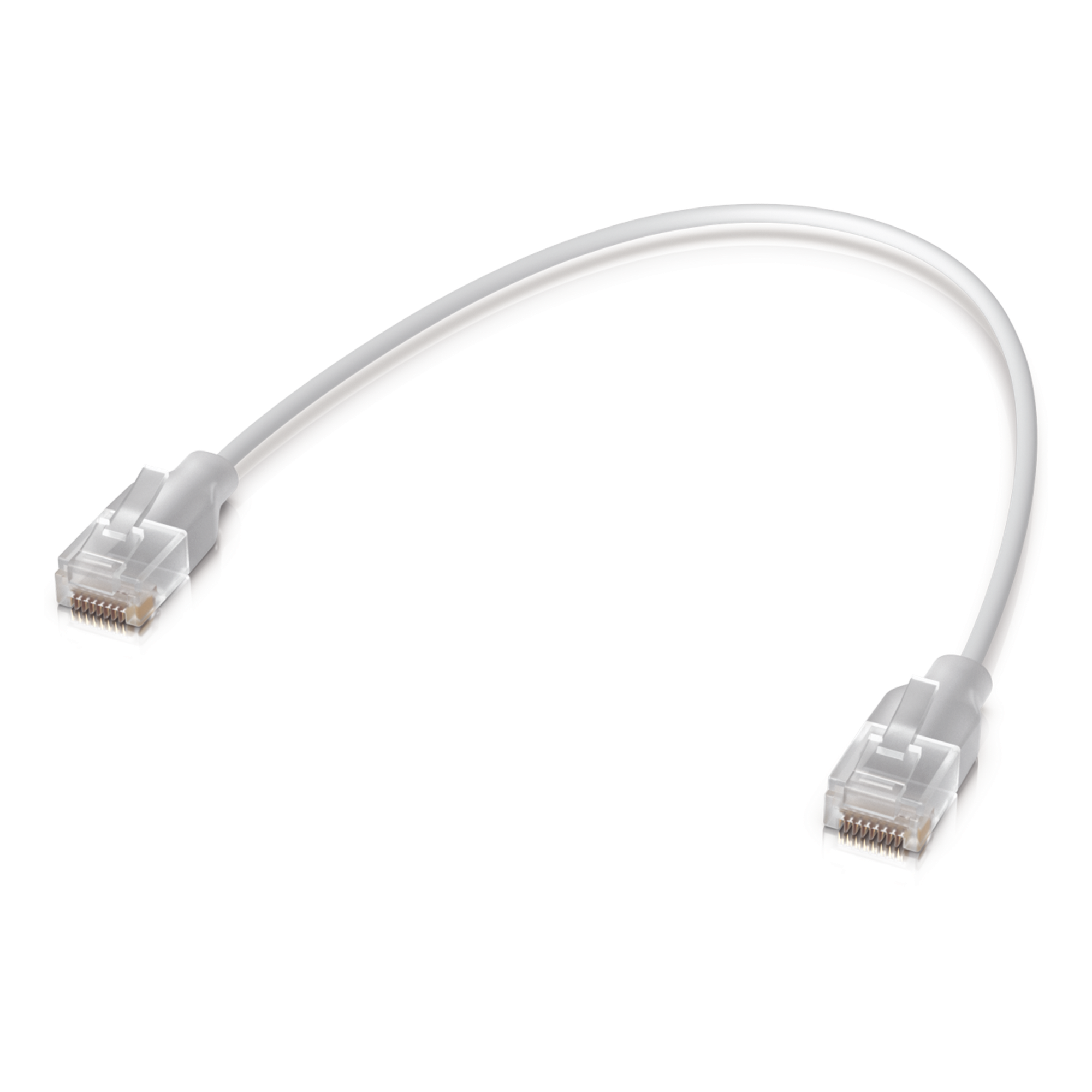 Patchcord Cat 6 / 10 GbE / PoE+++ / 15 cm (5.91 in) / Etherlighting / Pack de 24 — UBIQUITI · SKU UACC-CABLE-PATCH-EL-0.15M-W-24