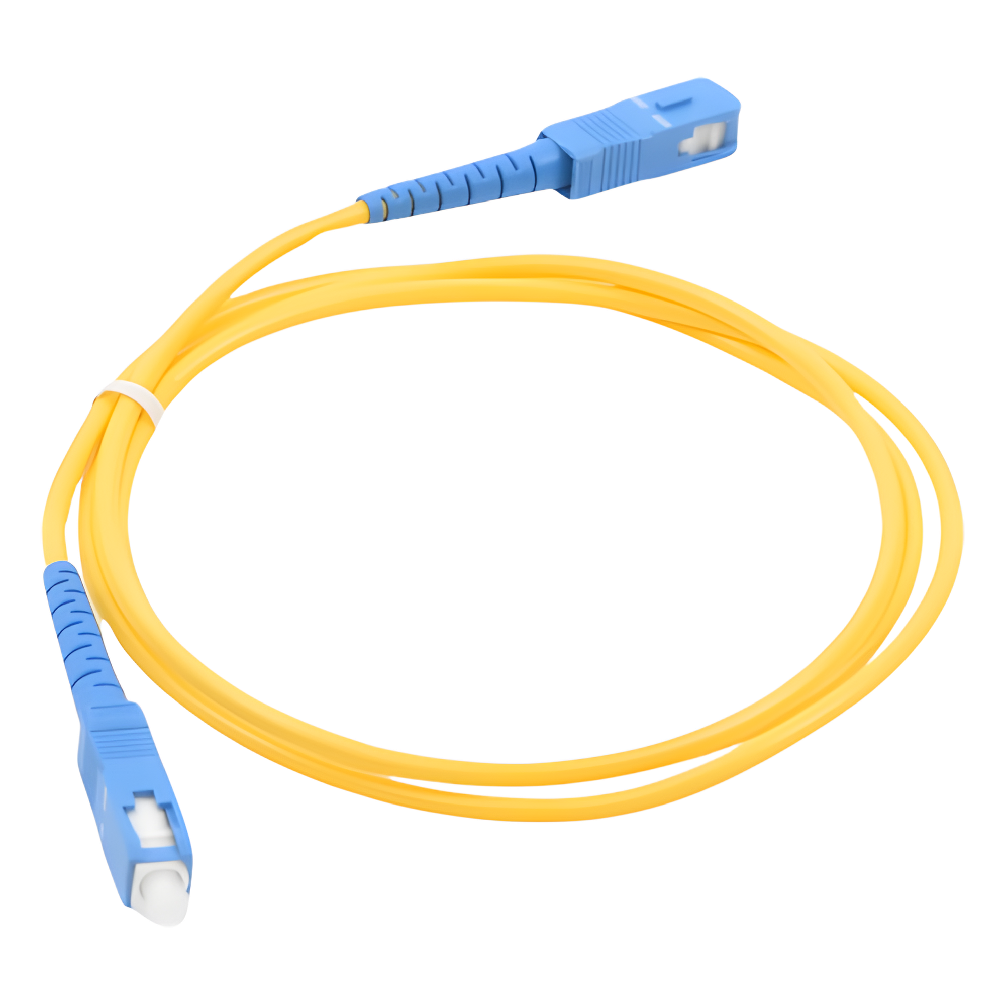 Jumper de Fibra Óptica / SC/SC Simplex / Monomodo 9/125 / 1 Metro (3.28 Pies) / ITU-T G.652.D / 1310-1550 nm