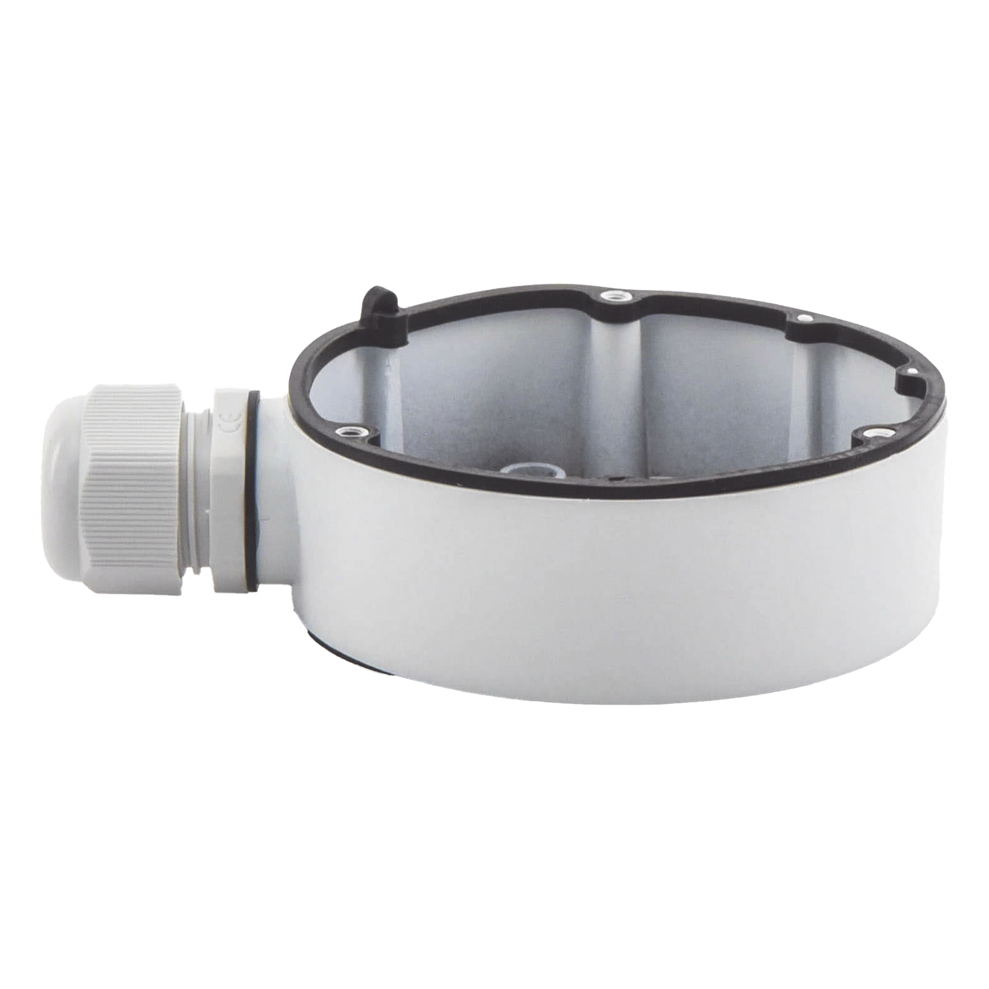 Caja de Conexiones de Exterior para Cámaras Tipo Mini Domo / IP66 / Color Blanco 