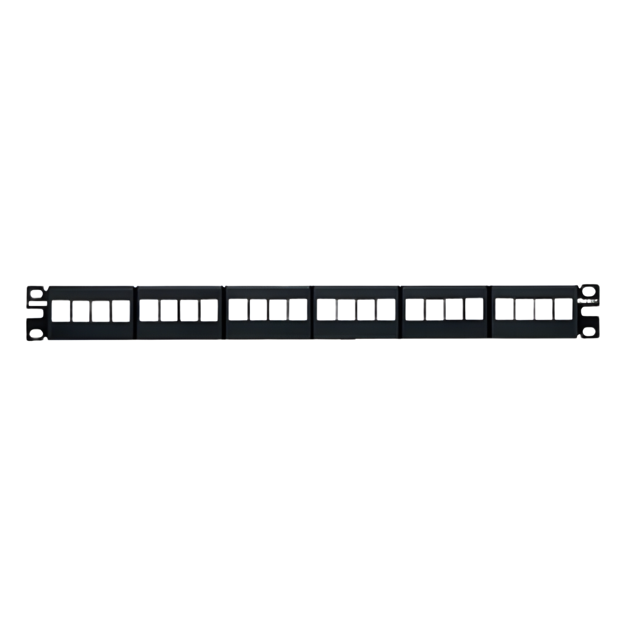 Panel de Parcheo Modular / 24 Puertos / 1UR / Acero Inoxidable / 19' EIA / 1.72' Altura — PANDUIT · SKU NKFP24Y