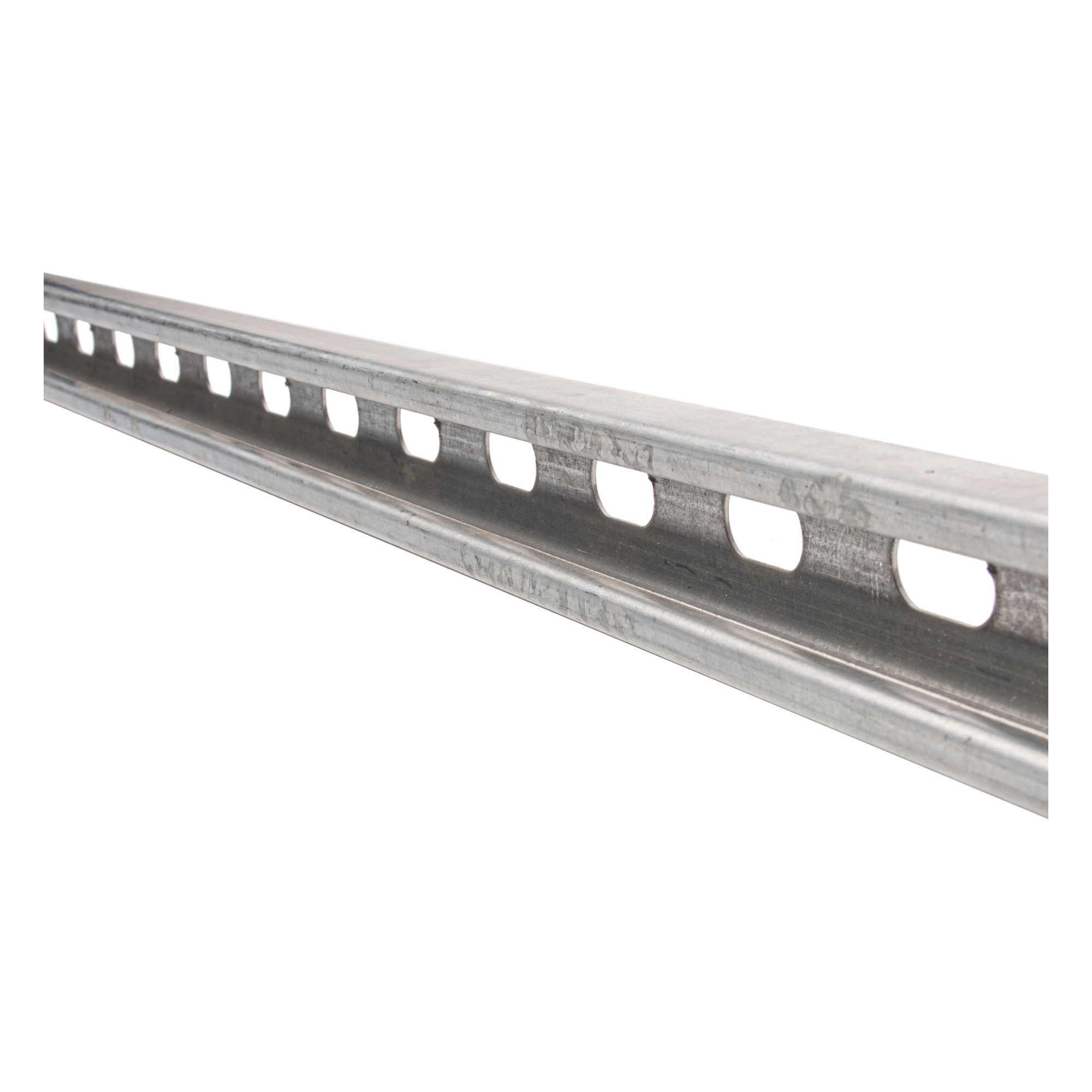 Unicanal perforado 4x2, 3000 mm, con acabado Electro Zinc
