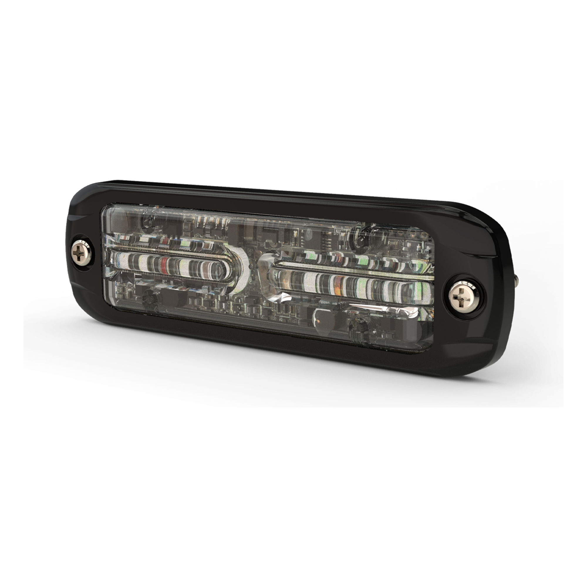 Luz LED Direccional / 12 LED / Rojo/Azul / Perfil Ultradelgado / Sincronización Múltiple / 12-24 VDC / Visibilidad 360° — ECCO · SKU ED3802RB