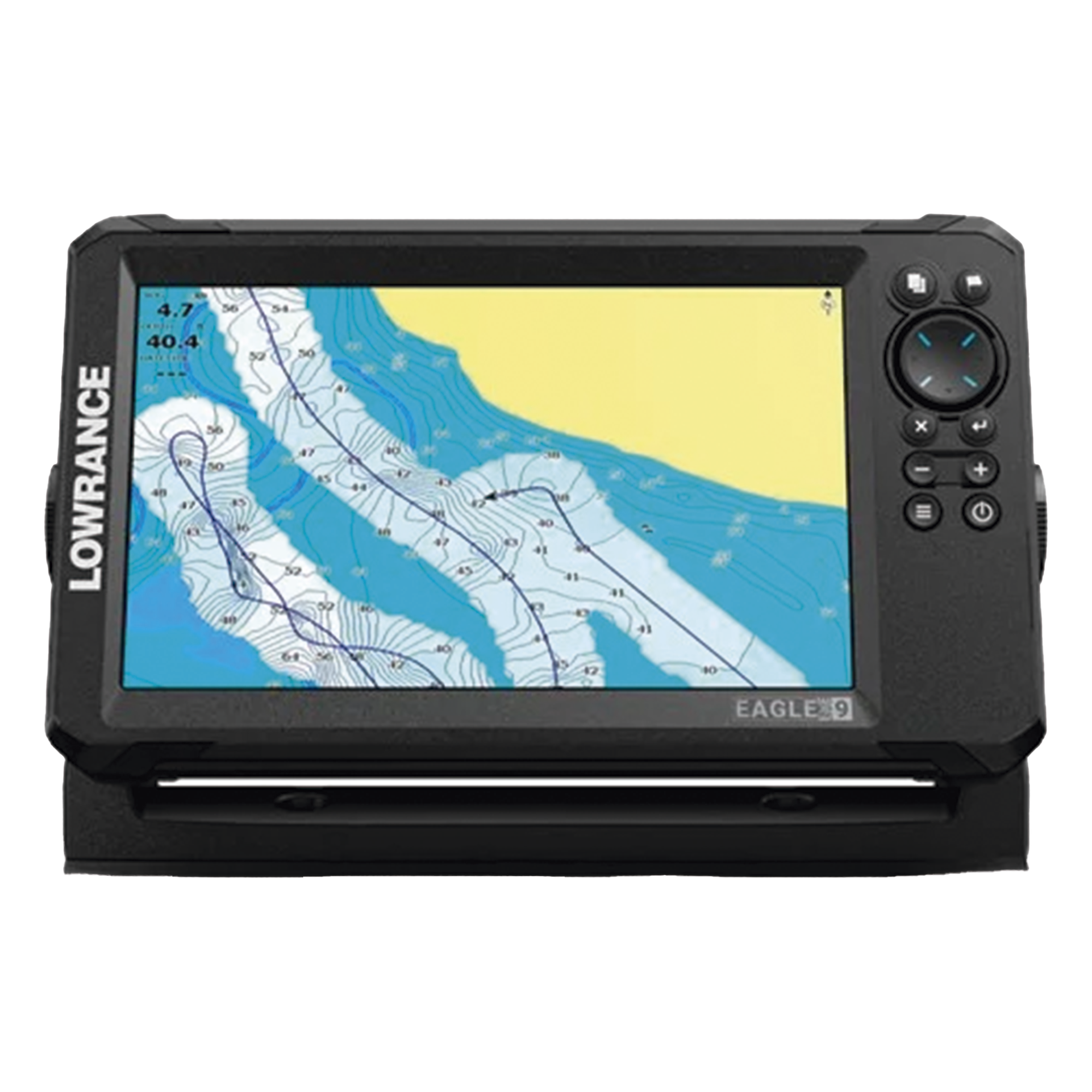 Ecosonda con Pantalla IPS / 9 Pulgadas / 4 Vistas de Sonar / DownScan Imaging / Sintonización Automática / Soporte SD
