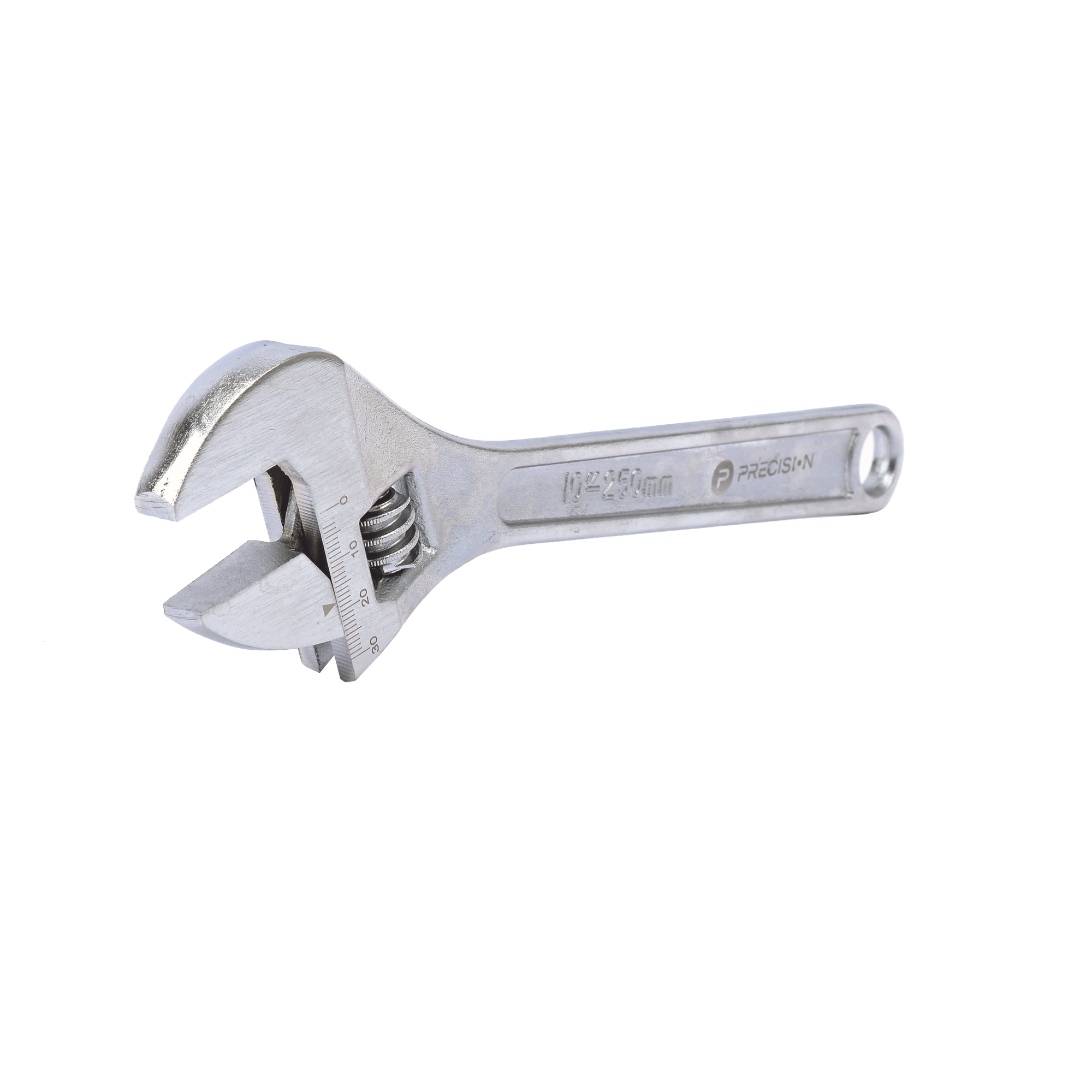 Llave Ajustable (Perico) de 20.5 cm (10”). Apertura máxima de Mordaza de 30 mm.