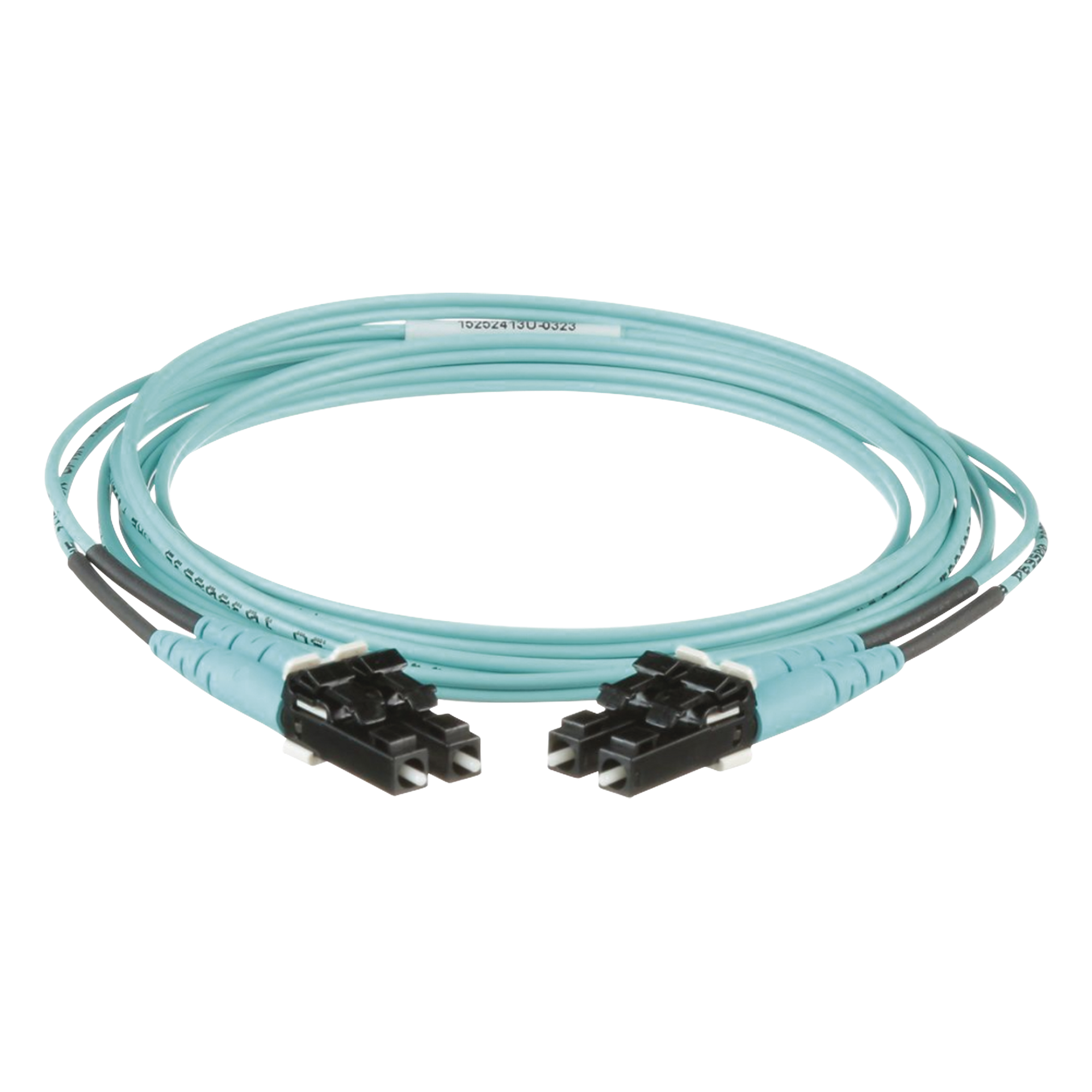 Jumper de Fibra Óptica / OM3 50/125 / LC-LC Dúplex / OFNR Riser / 2 m (6.56 ft) / Aqua — PANDUIT · SKU FX2ERLNLNSNM002