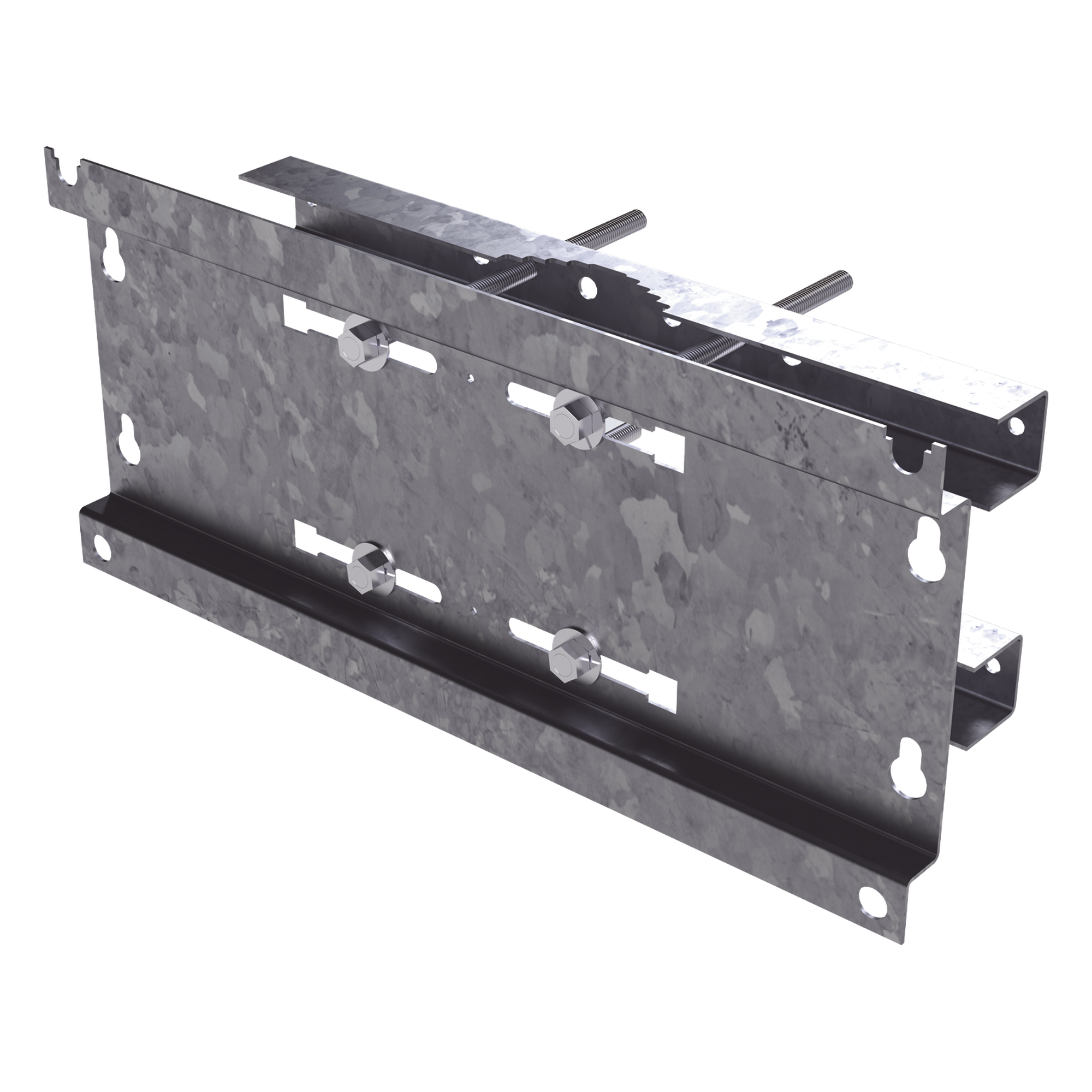 Herraje de Fijación / Montaje en Pared, Poste o Torre / Tornillos 250 mm / Compatible con Gabinete 9U — LINKEDPRO BY EPCOM · SKU LP-FORTE-09U-BRA-R2