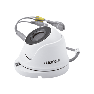Eyeball TURBOHD 1 Megapixel (720p) / METALICA / Gran Angular 92° / Lente 2.8 mm / IR Inteligente 20 mts / Exterior IP66 / TVI-AHD-CVI-CVBS / dWDR