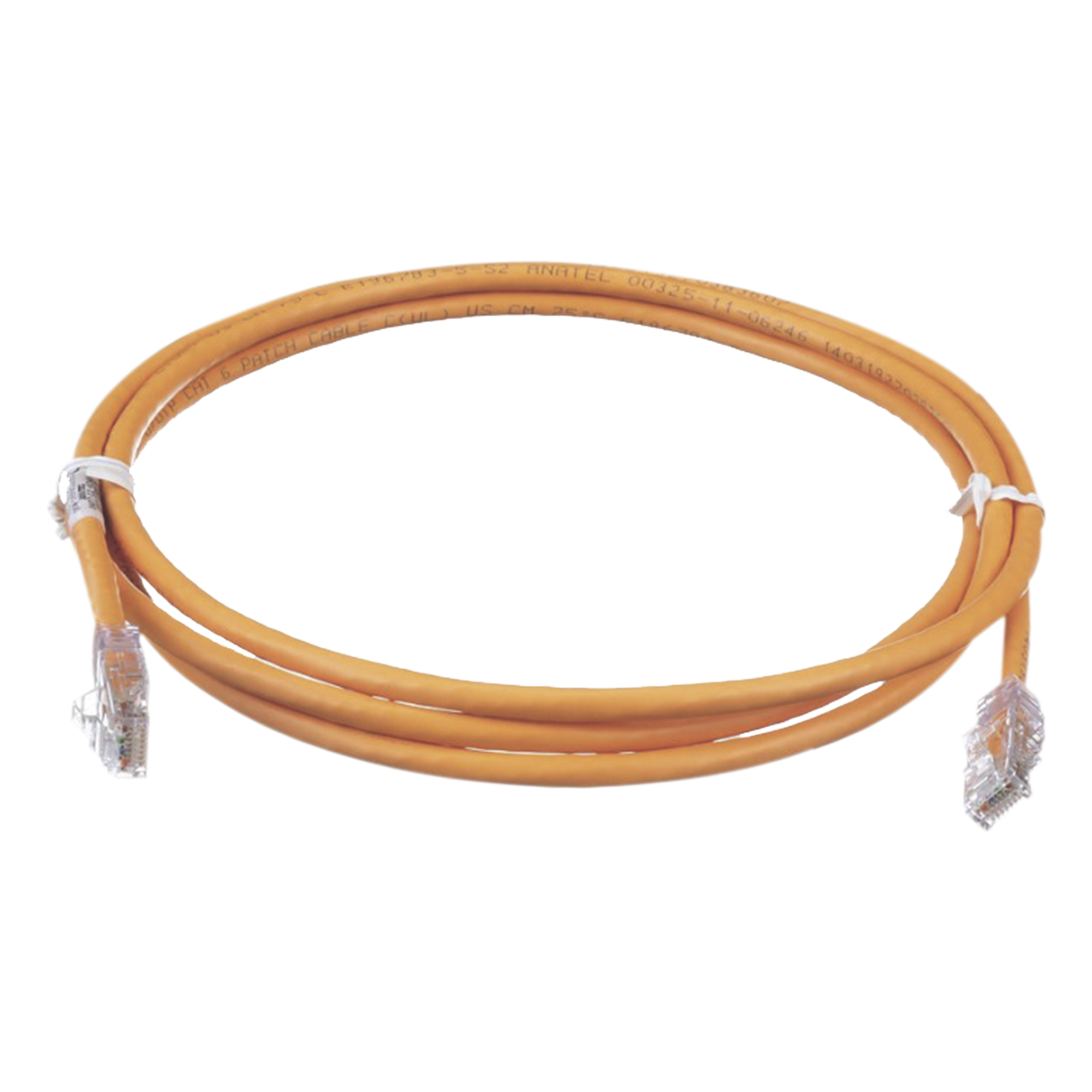 Cable de Parcheo UTP / Cat6 / 24 AWG / CM / 0.91 m (3 ft) / Naranja — PANDUIT · SKU UTPSP3ORY