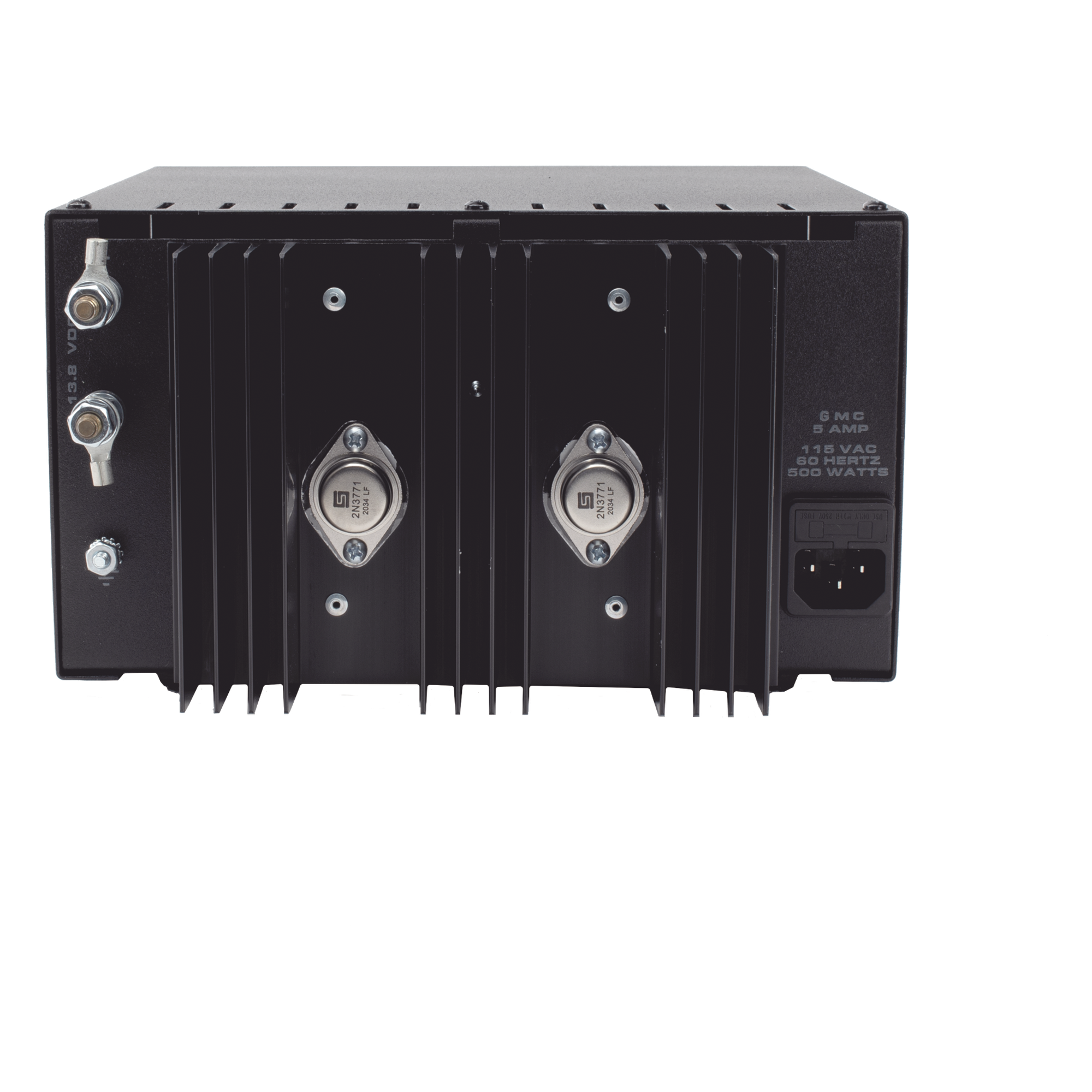 Fuente de Poder Lineal / 13.8 VCC / 16 A Continuos / 20 A Máximo / 115 VCA Entrada / 0.76 x 0.44 x 0.86 pies / 18.1 lbs