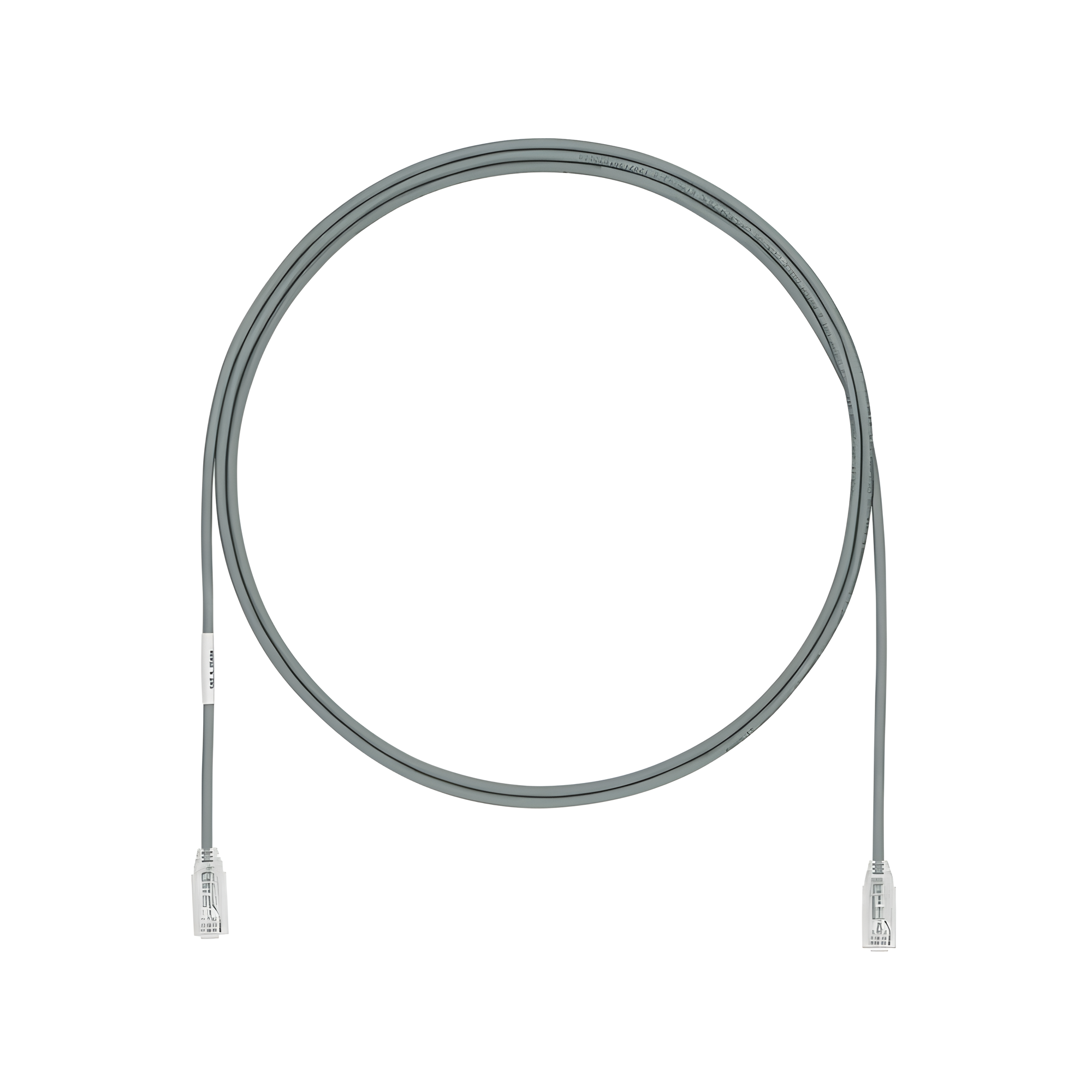 Cable de Parcheo UTP / Cat6 / 28AWG / 20.2 cm (0.66 ft) / CM/LSZH / Gris — PANDUIT · SKU UTP28SP8INGY