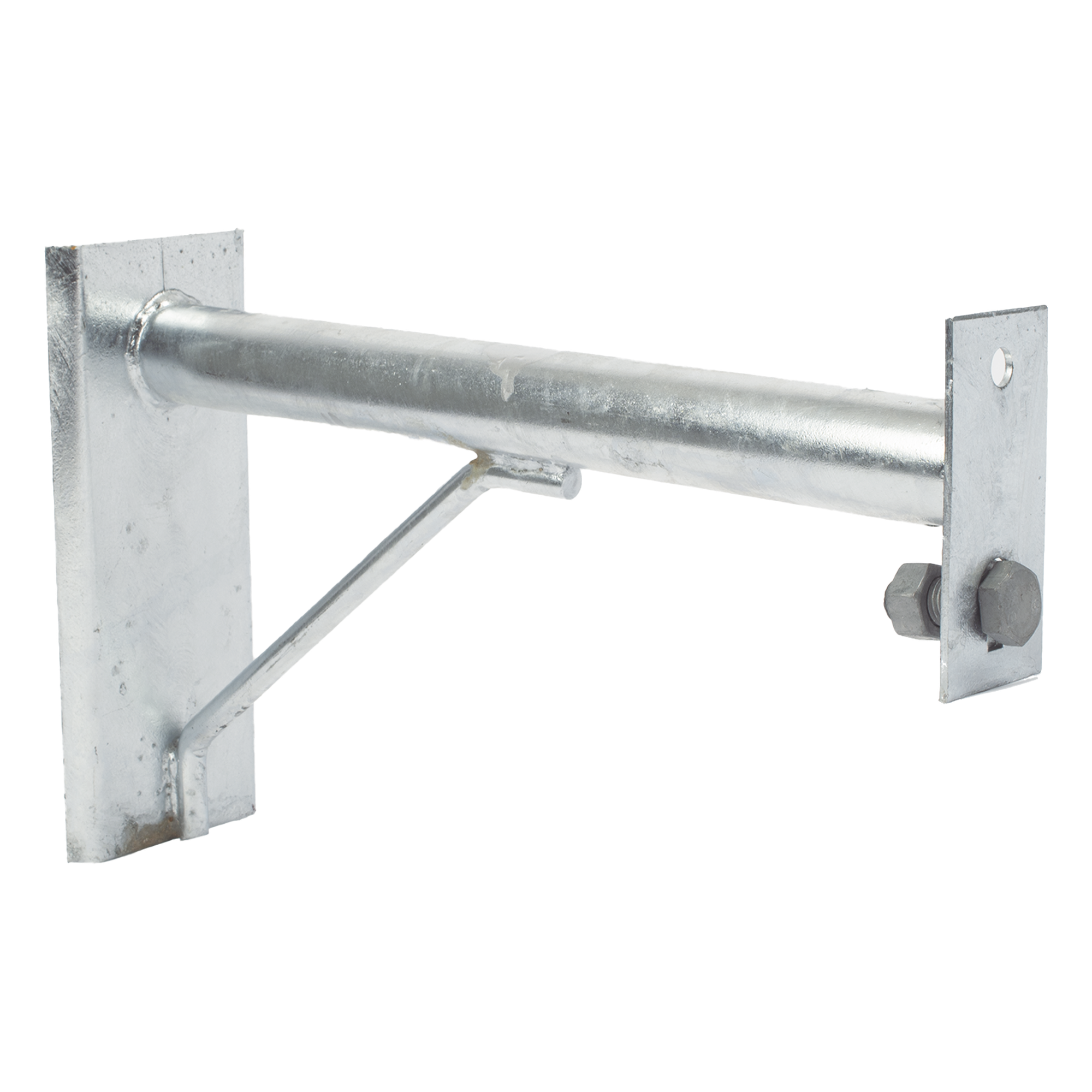 Brazo de Extensión para Fibra Óptica / 40 cm (15.7 in) / Acero Galvanizado en Caliente / 2 kg / Compatible con Herrajes Tipo J / ADSS y Mini-ADSS