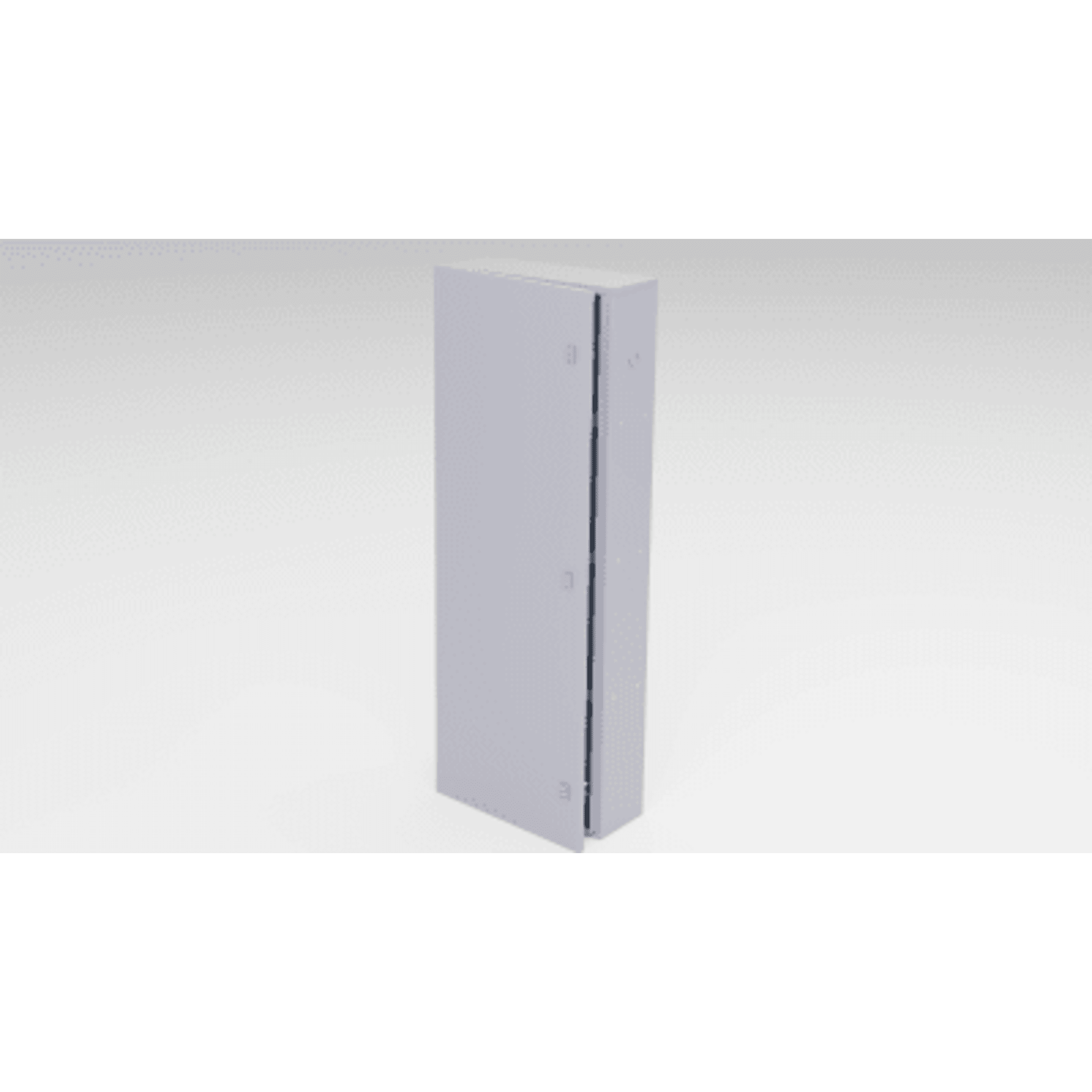 Gabinete para instalación de 4 Baterías , Fabricado en Lámina Galvanizada, Accesorios para poste (No incluidos)