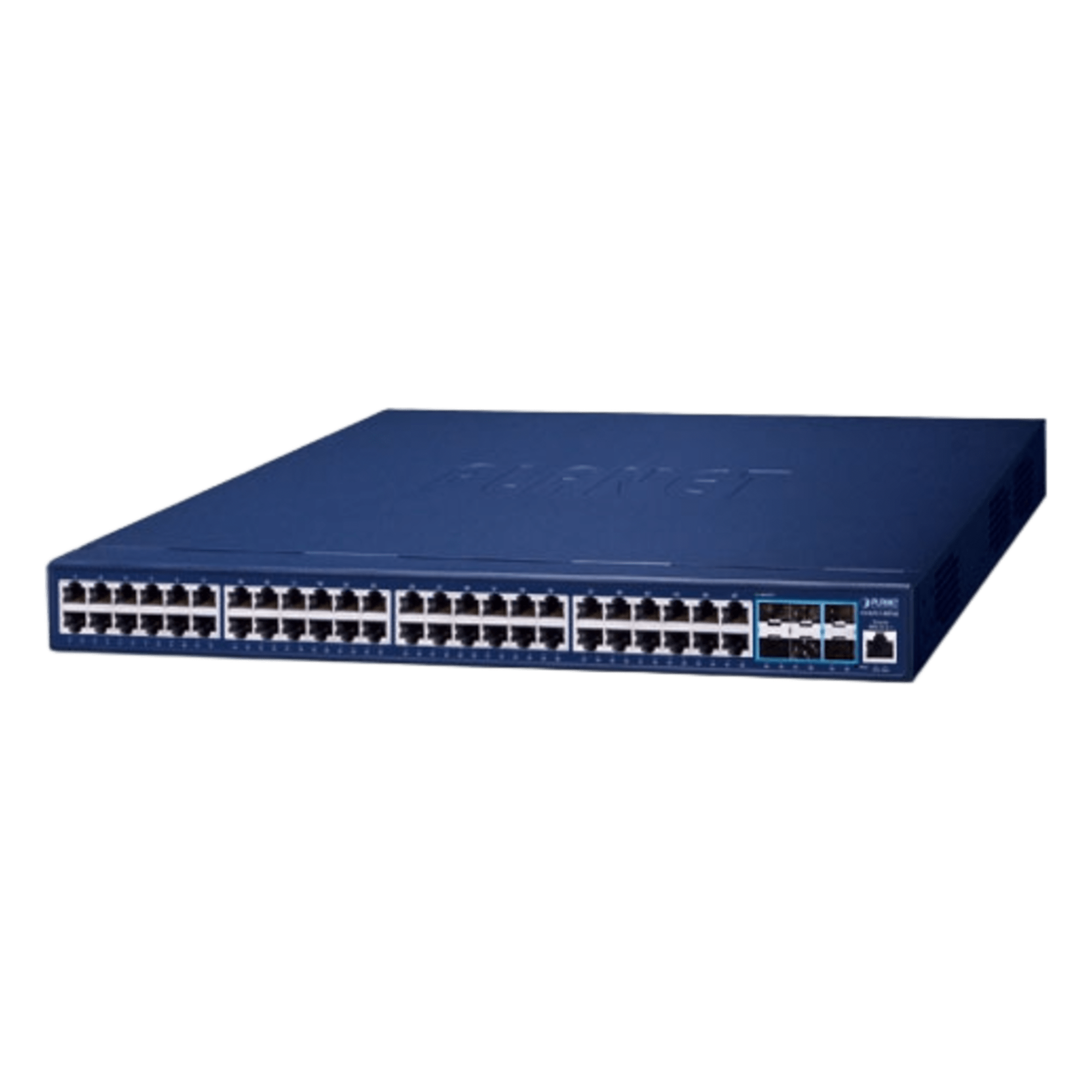 Switch Gestionado Capa 3 / 48 Puertos Gigabit / 6 Puertos SFP+ 10G / Routing IPv4/IPv6 / 216 Gbps / NMS Integrado — PLANET · SKU GS-6311-48T6X