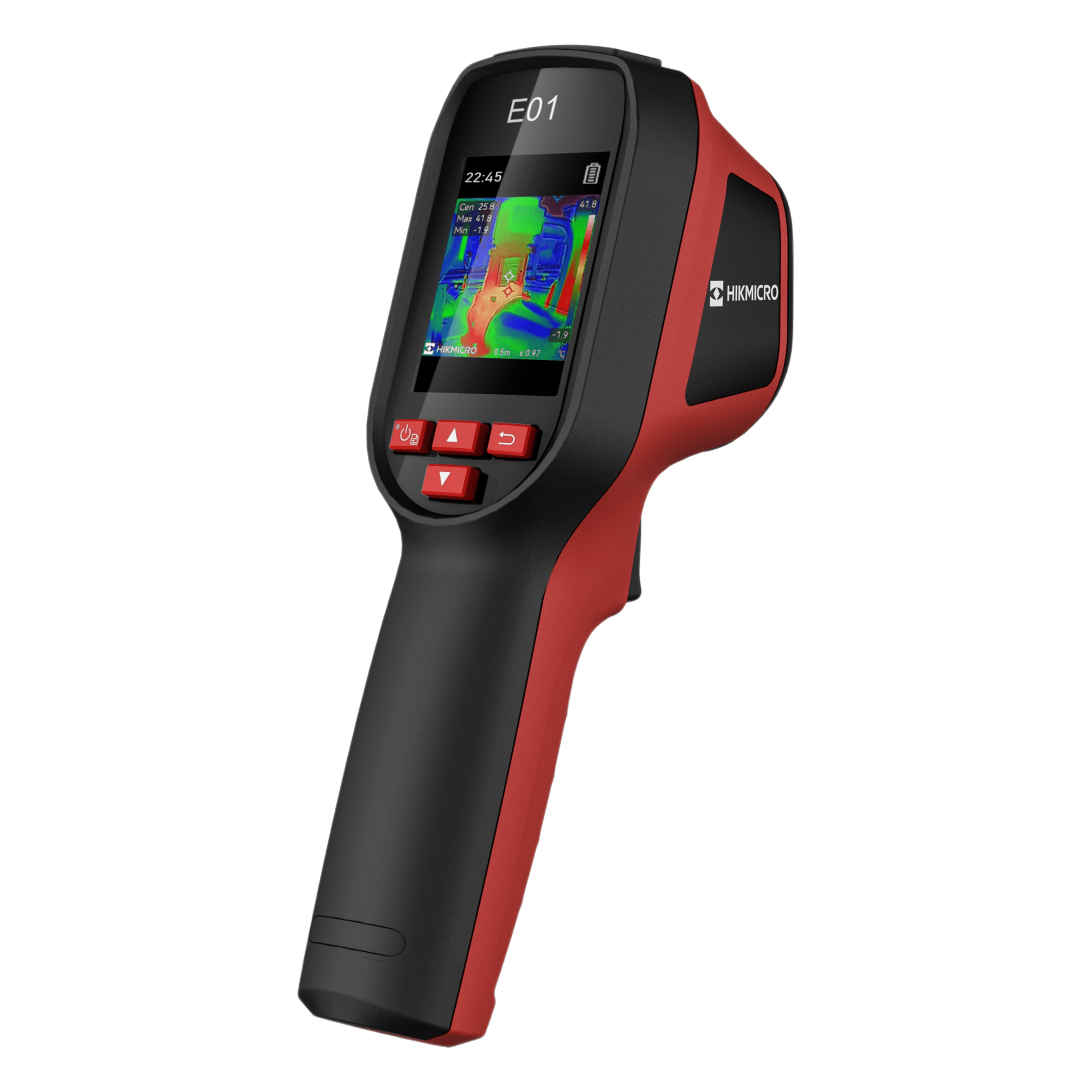 Cámara Termográfica Portátil / SuperIR 240 x 240 / Rango -20°C a 400°C / Pantalla LCD 2.4" / Autonomía 11 h / IP54 / Memoria 4GB — HIKMICRO · SKU HM-E01