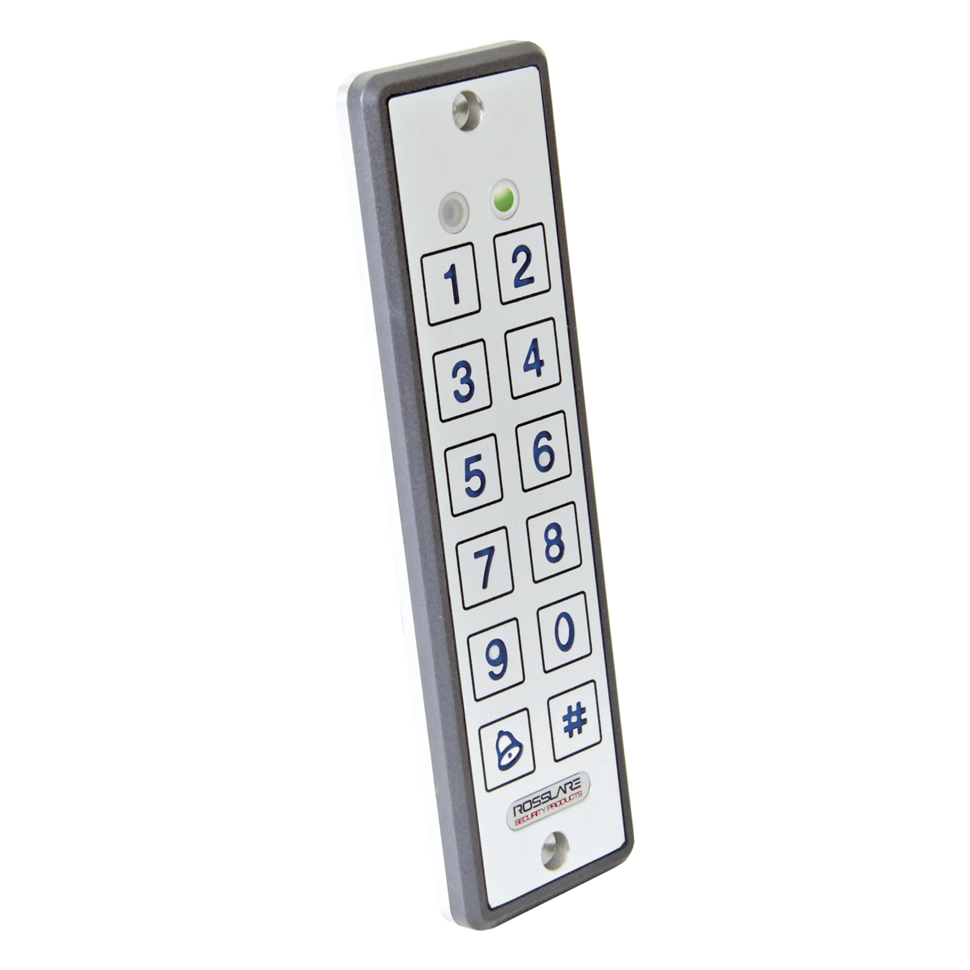 Lector de proximidad con teclado / IP65 / 125 kHz EM-HID / Wiegand 26 / 9 mm grosor / -30°C a 65°C / 5-16 VDC — ROSSLARE SECURITY PRODUCTS · SKU EY-C60N