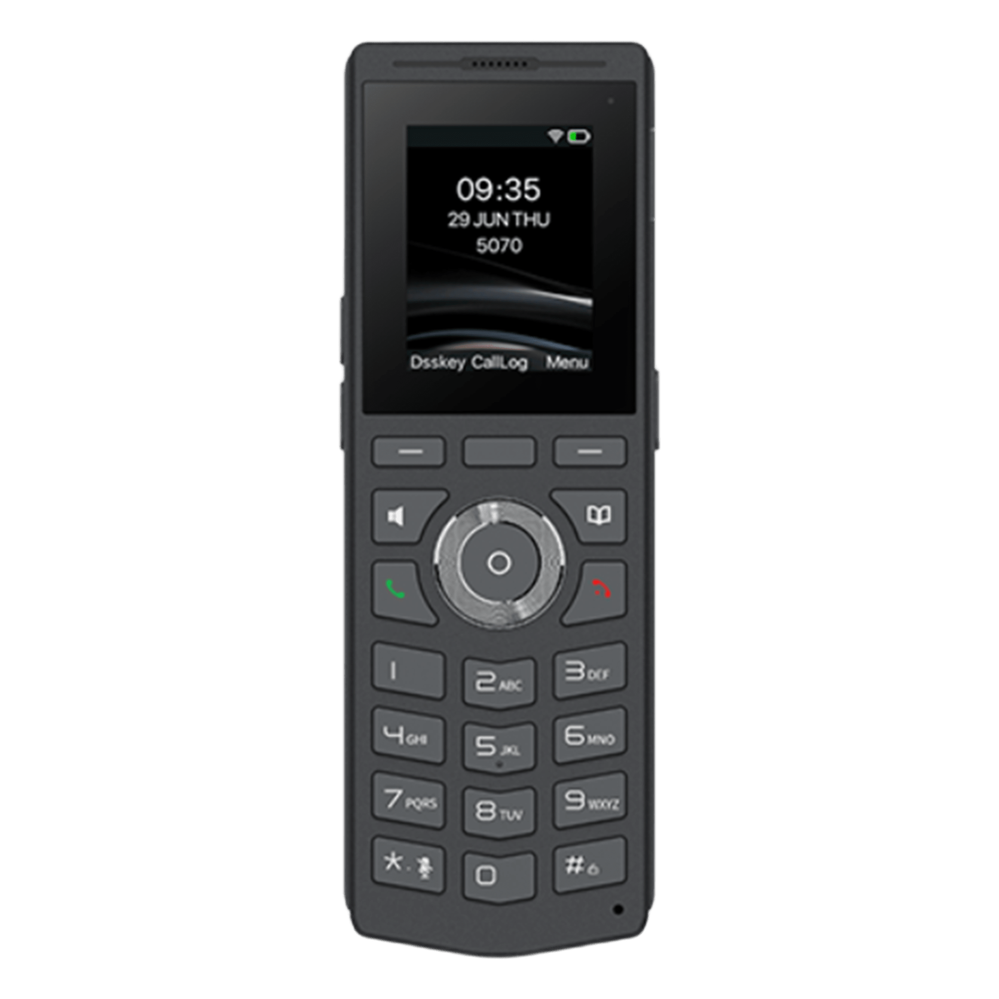 Teléfono IP Wi-Fi Portátil / Pantalla 2.0" 240x320 / Dual Band 2.4/5 GHz / Bluetooth 5.0 / Batería 1900 mAh / Resistencia Caídas 1.8 m (5.9 ft) — FANVIL · SKU W610W