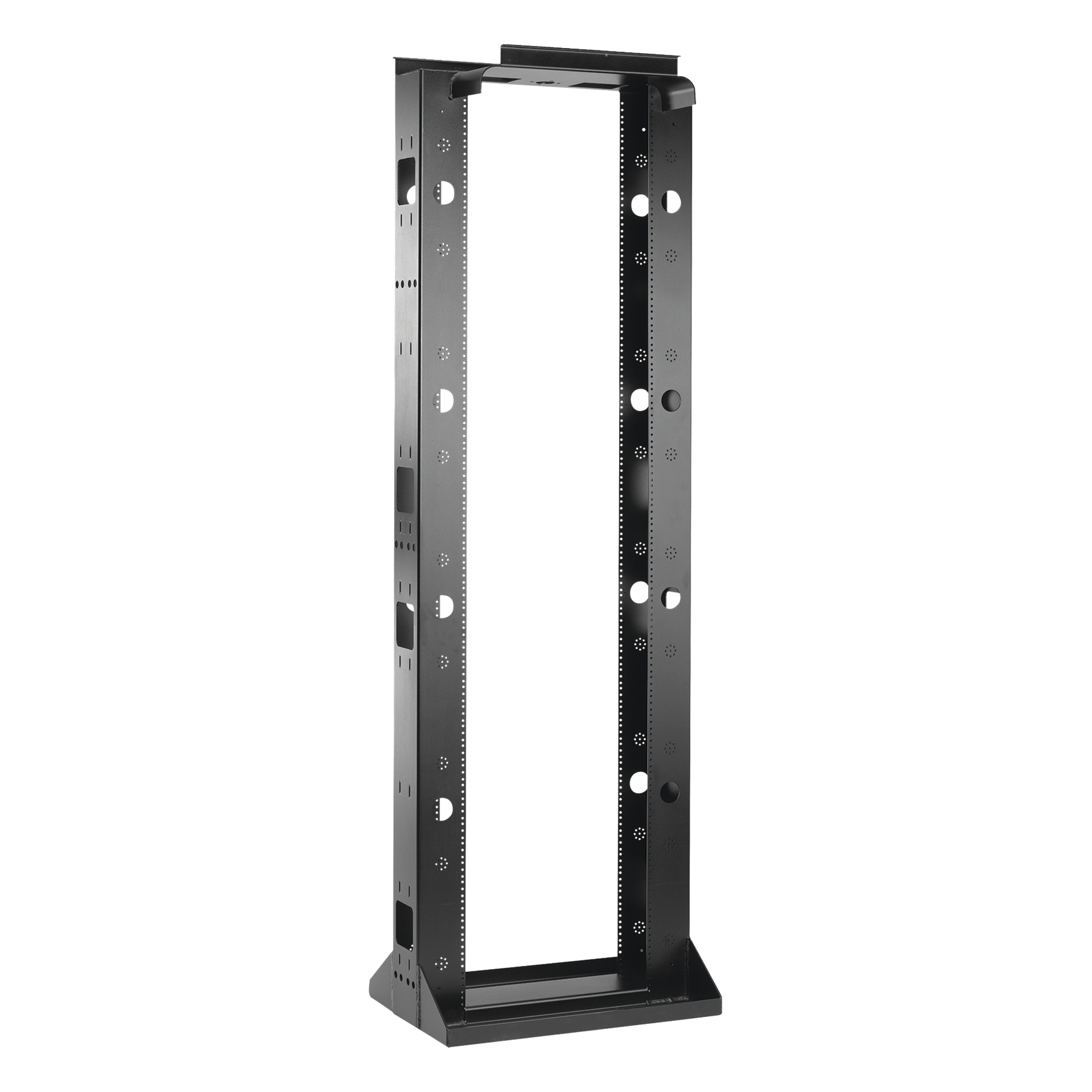 Rack Sísmico 2 Postes / 45U / 2.19 m (7.2 ft) / 2,500 lb (1,134 kg) / Calibre 10 / NEBS Z4 / OSHPD — HOFFMAN · SKU ESDR19FM45U