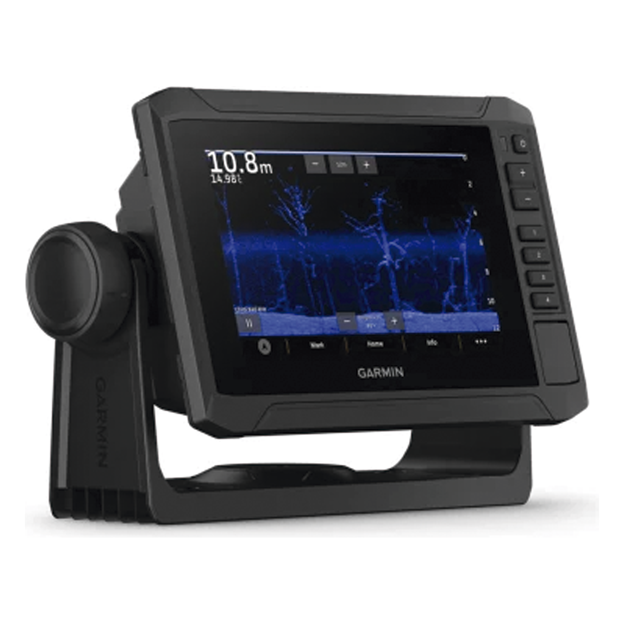 Plotter de Navegación / Pantalla Táctil 6.2" WVGA / GPS Multibanda GLONASS/Galileo/BeiDou / Sonda CHIRP 500 W / ClearVü y SideVü / AIS y DSC / NMEA 2000 / IPX7