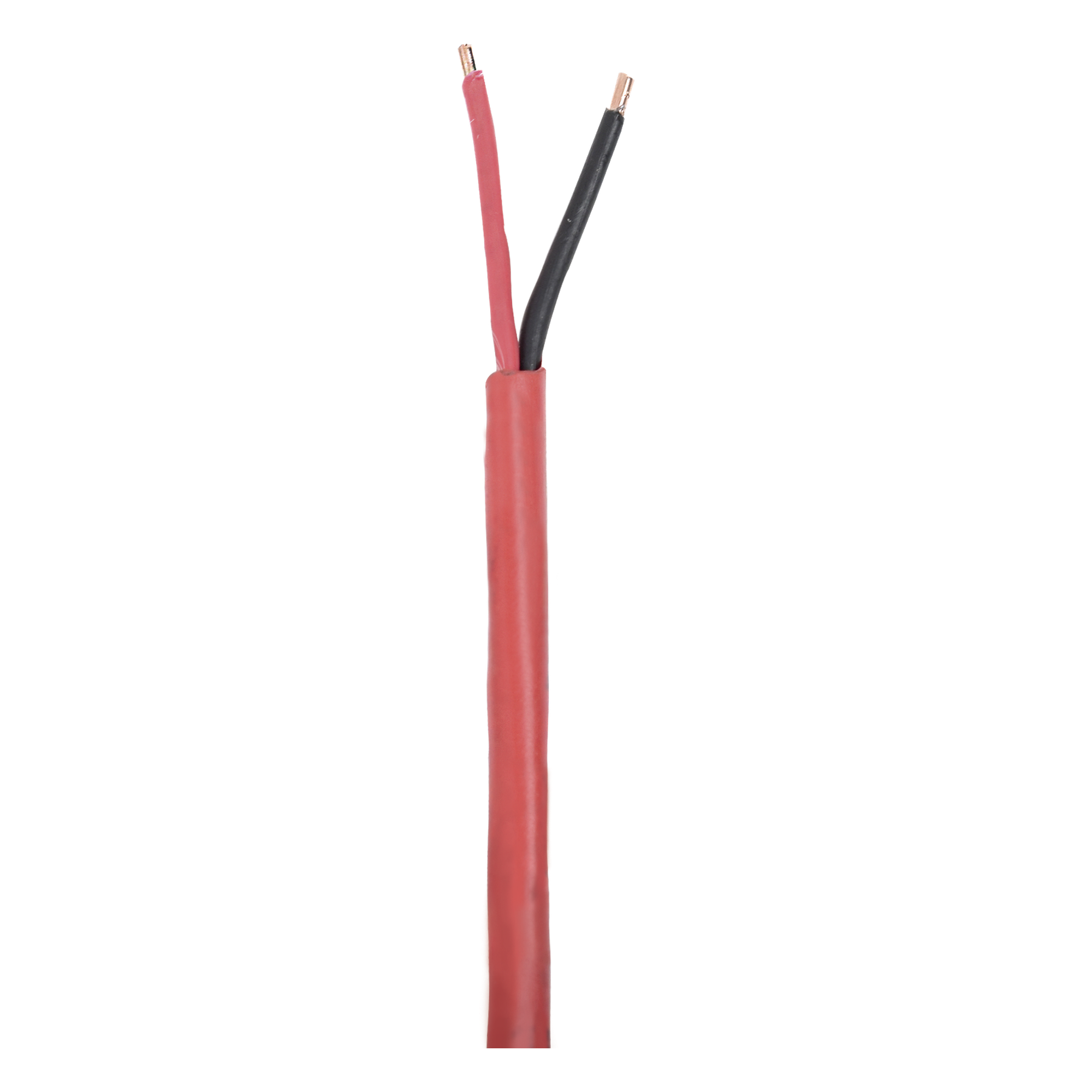 Cable para Sistemas de Detección de Incendio / 2x18 AWG / Riser FPLR-CL3R FT4 / 305 m (1000 ft) / Rojo / -20°C a 75°C — GENESIS · SKU 4306-1104/1000