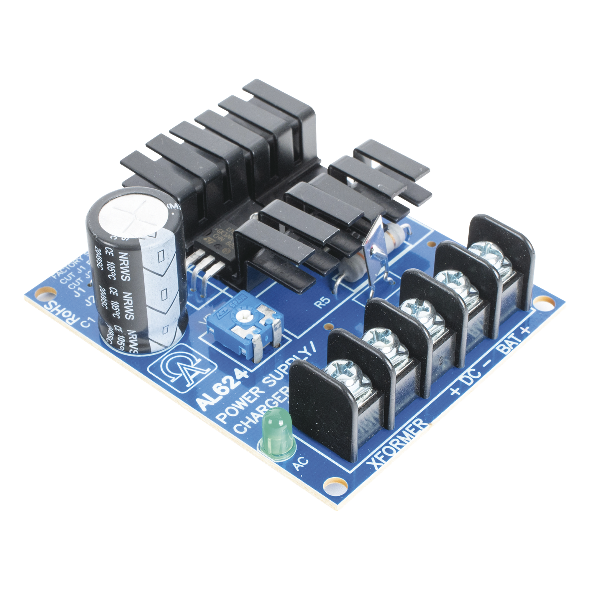 Fuente de Poder con Respaldo / 6/12/24 Vcc / 1.2 A / 28.8 W / 1 Salida / 2.5 x 3 x 1.5 pulgadas — ALTRONIX · SKU AL-624