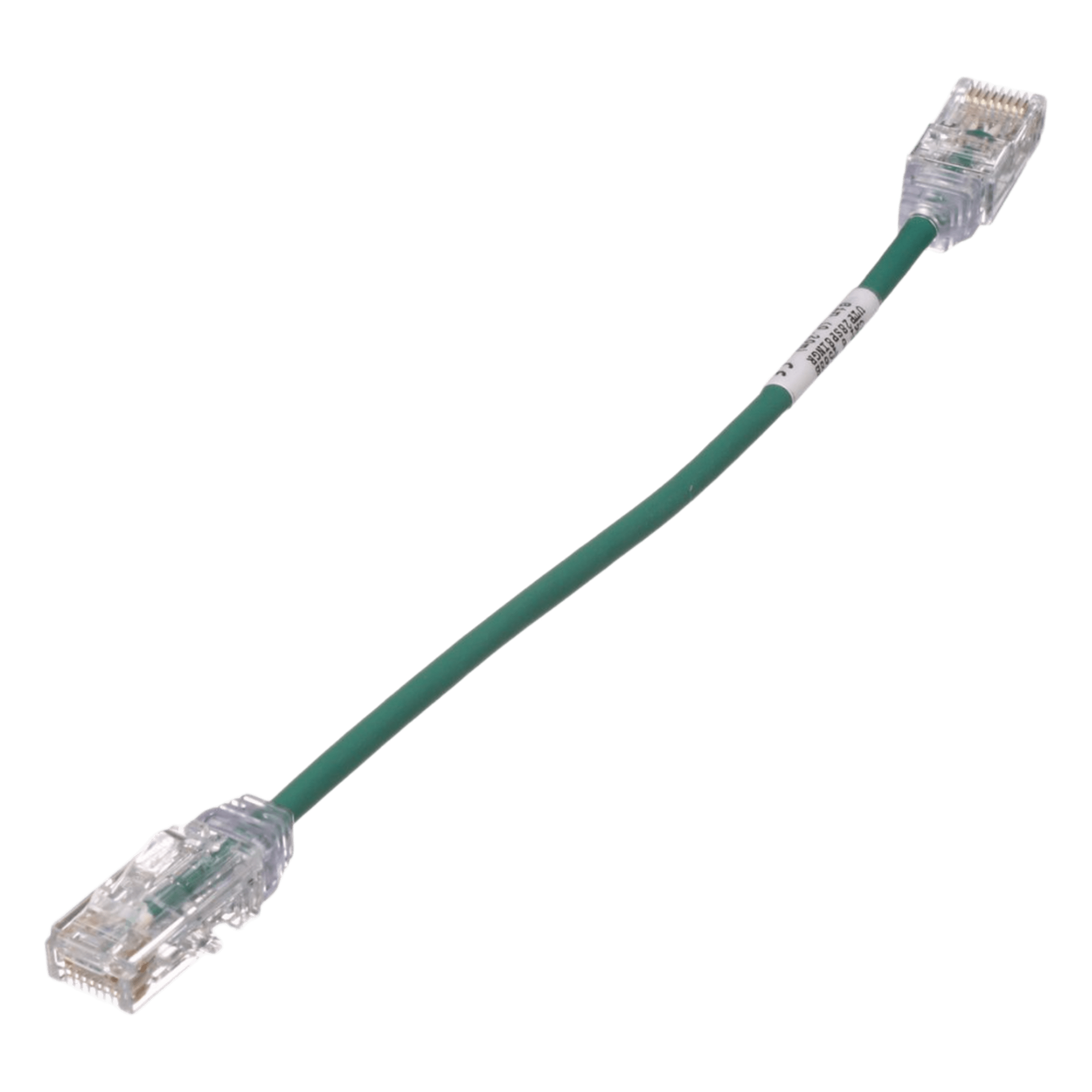 Cable de Parcheo Cat6 UTP / 28AWG Diámetro Reducido / 3.8 mm / 20.2 cm (0.66 ft) / Verde / LSZH-CM — PANDUIT · SKU UTP28SP8INGR