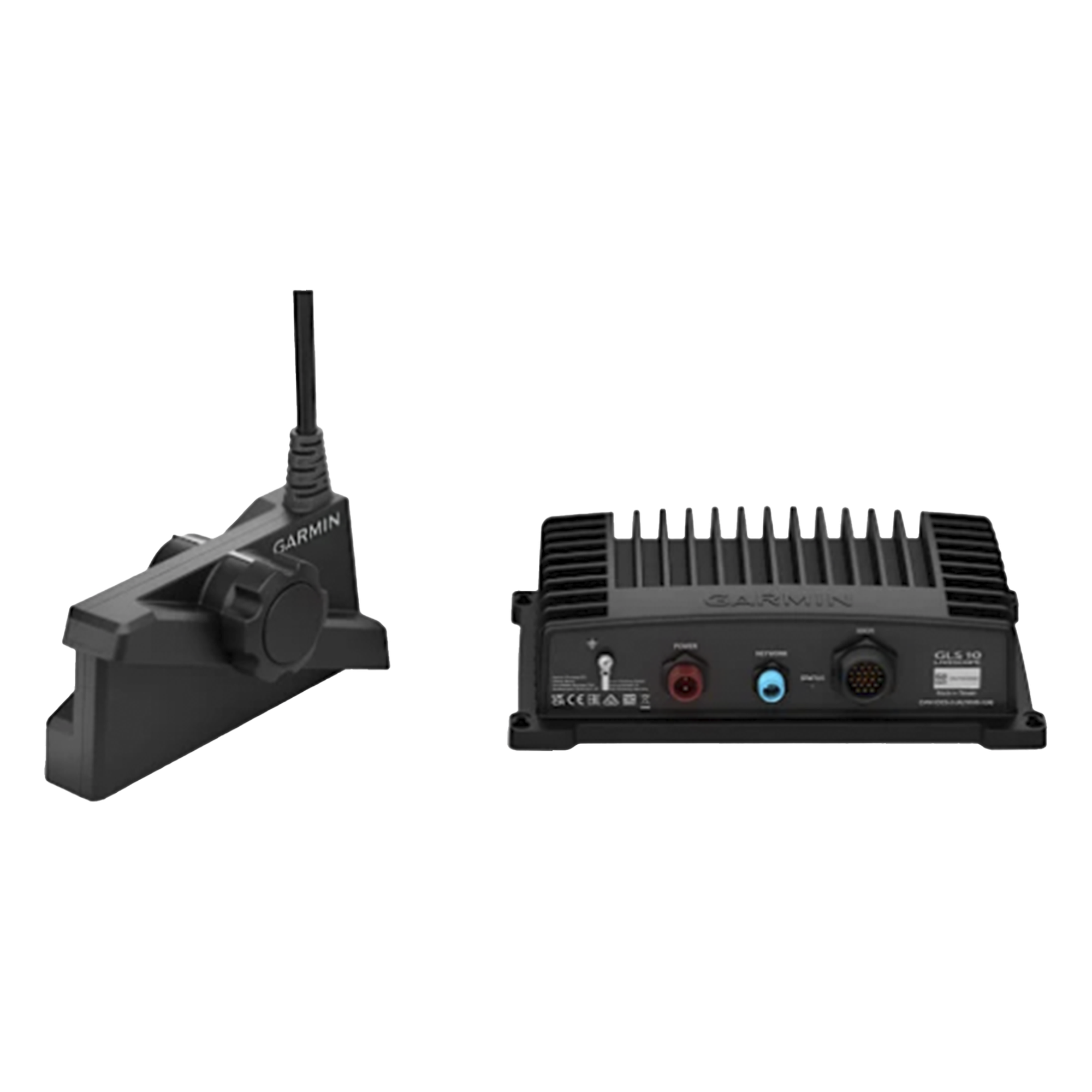 Sonda de Imagen en Vivo / Transductor 530-1100 kHz / Potencia 500 W / Profundidad 61 m (200.1 ft) / Haz 20° x 135° / Cable 20 ft (6.1 m) / IPX7 — GARMIN · SKU 10-02706-00