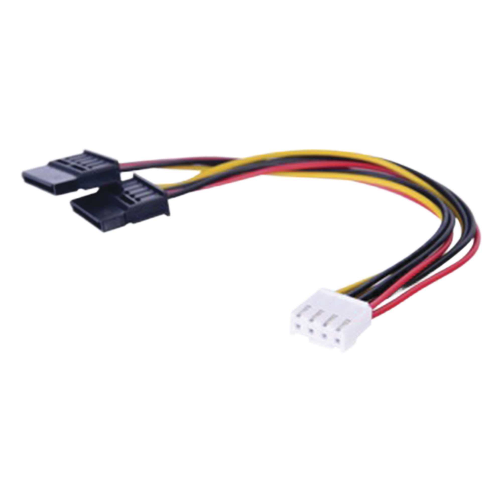 Cable de Alimentación SATA / Doble Corriente / 15 cm (0.49 pies) / Compatibilidad Universal DVR — HIKVISION · SKU 101-502-130