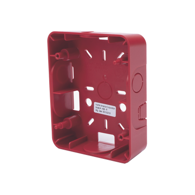 Caja Trasera Resistente a la Intemperie, Roja (para usar con la serie de estrobos HE) (0500-06360) De Hochiki 