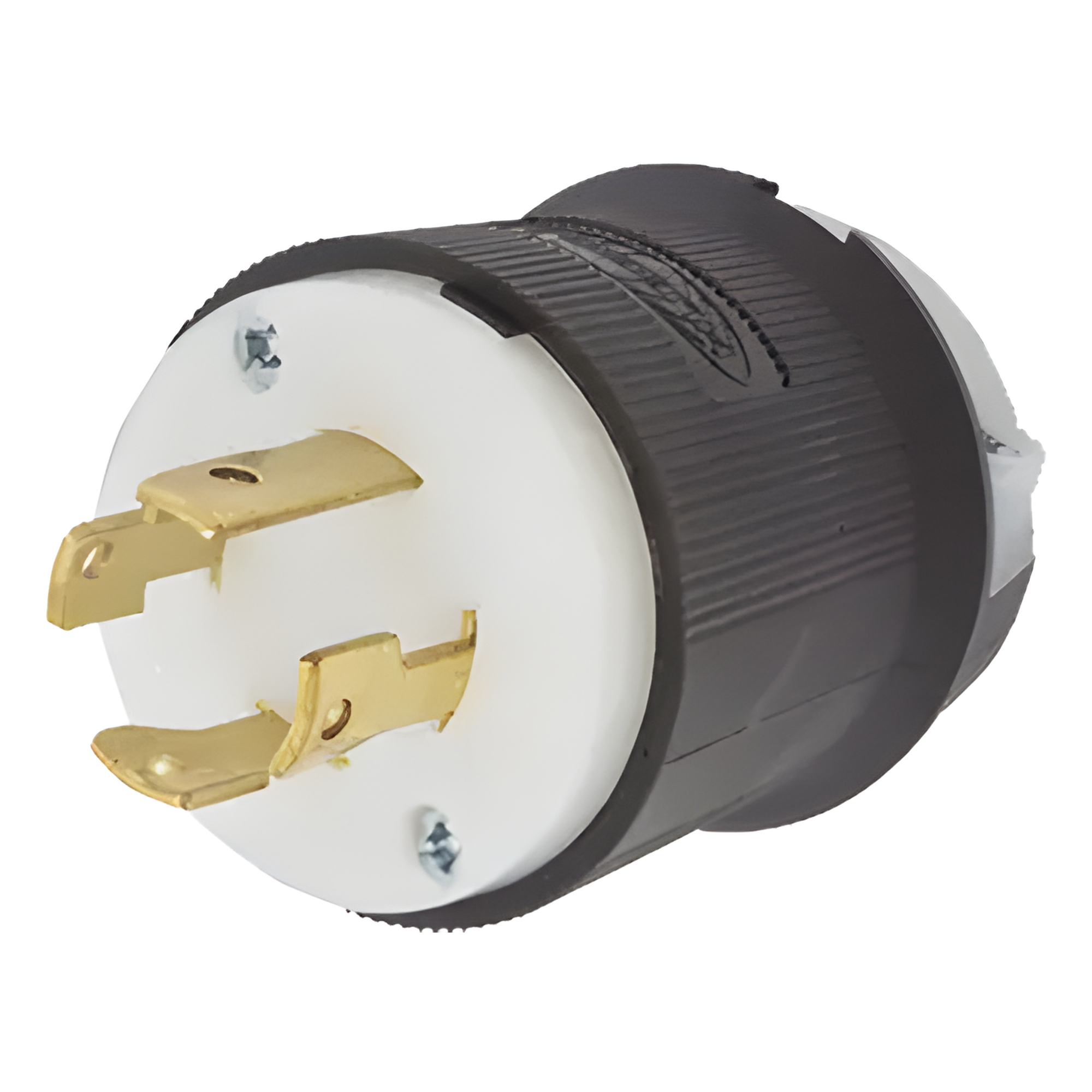 Clavija Industrial con Bloqueo de Media Vuelta / 30 A / 250 V CA / 3 Polos 4 Hilos / NEMA L15-30P / 2.75 x 2.33 in (7.0 x 5.9 cm) — HUBBELL · SKU HUB-HBL-2721