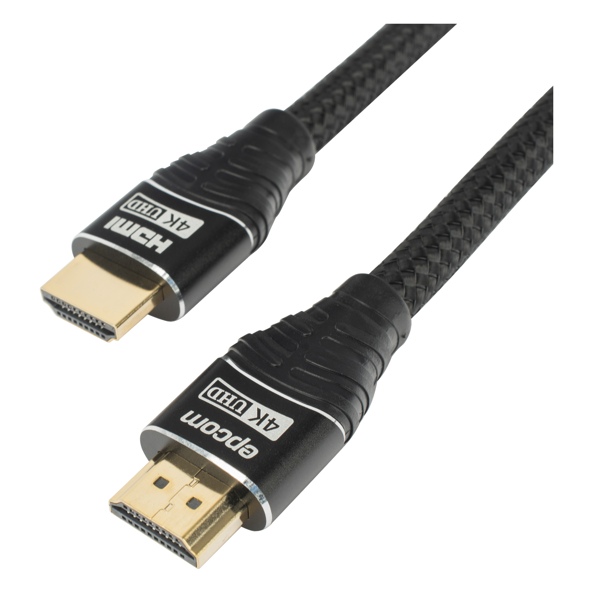 Cable HDMI / 1.8 m (5.91 ft) / 4K@60Hz / 18 Gbps / HDMI 2.0 / Conectores Oro 24K / Redondo 7.3 mm — EPCOM PROAUDIO · SKU EP-RH-4K-1.8M
