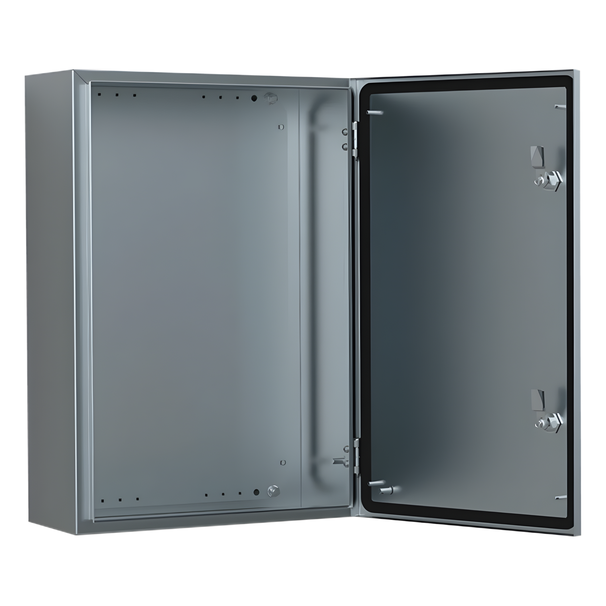 Gabinete Industrial IP66 / Acero Inoxidable 304L / 400x300x210 mm (15.7 x 11.8 x 8.3 in) / Doble Cerradura / Montaje Mural — HOFFMAN · SKU ASR0403021
