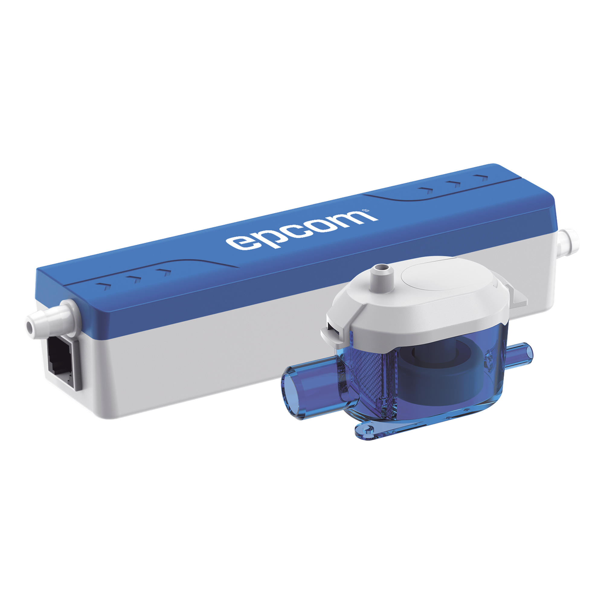 Bomba de Condensado / Ultra Silenciosa 19 dB(A) / Altura Descarga 7 m (23 ft) / Caudal 12 L/h / Capacidad Tanque 35 mL / Plug & Play / 100-230V~ — EPCOM · SKU BCON