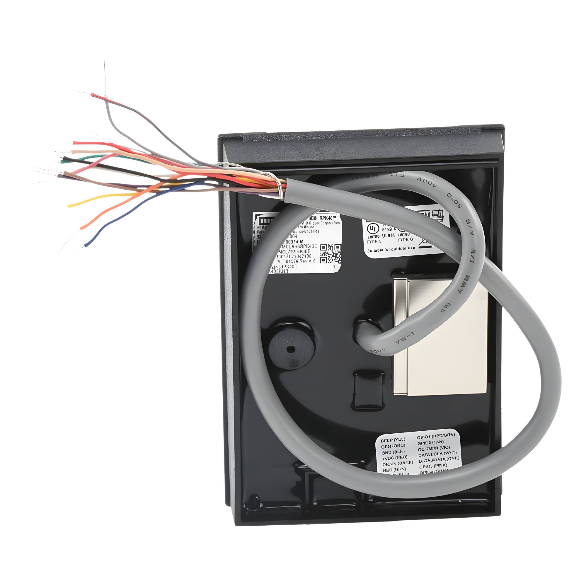 Lector de Acceso con Teclado / Multiformato Proximidad / iClass SEOS 1 cm / MIFARE DESFire / Bluetooth / Wiegand / 5-16 VDC