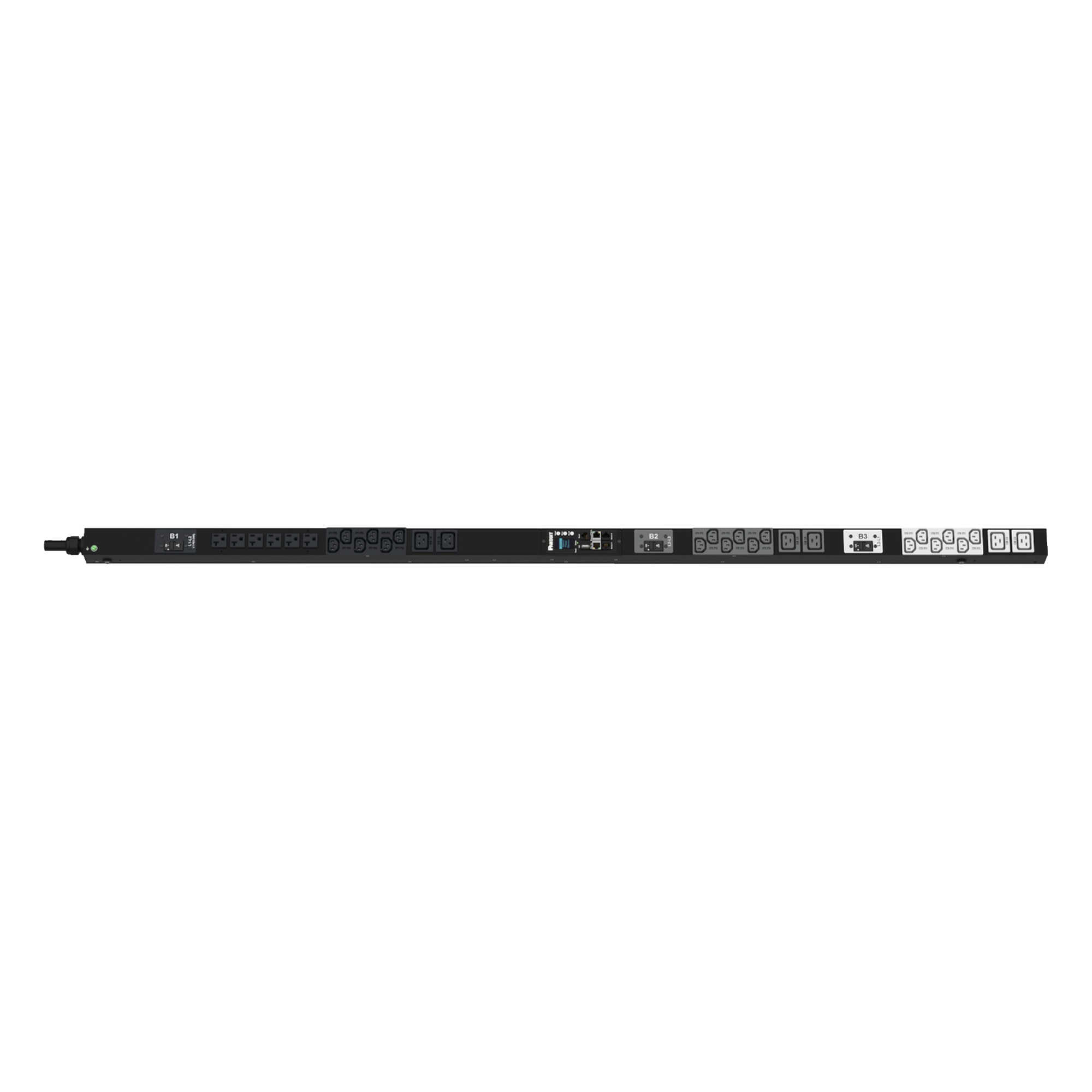 PDU Monitoreable / 30 Amp / 208 Vca / 30 Salidas / NEMA L21-30P / C13, C19, 5-20R / Instalación Vertical — PANDUIT · SKU P30D02G