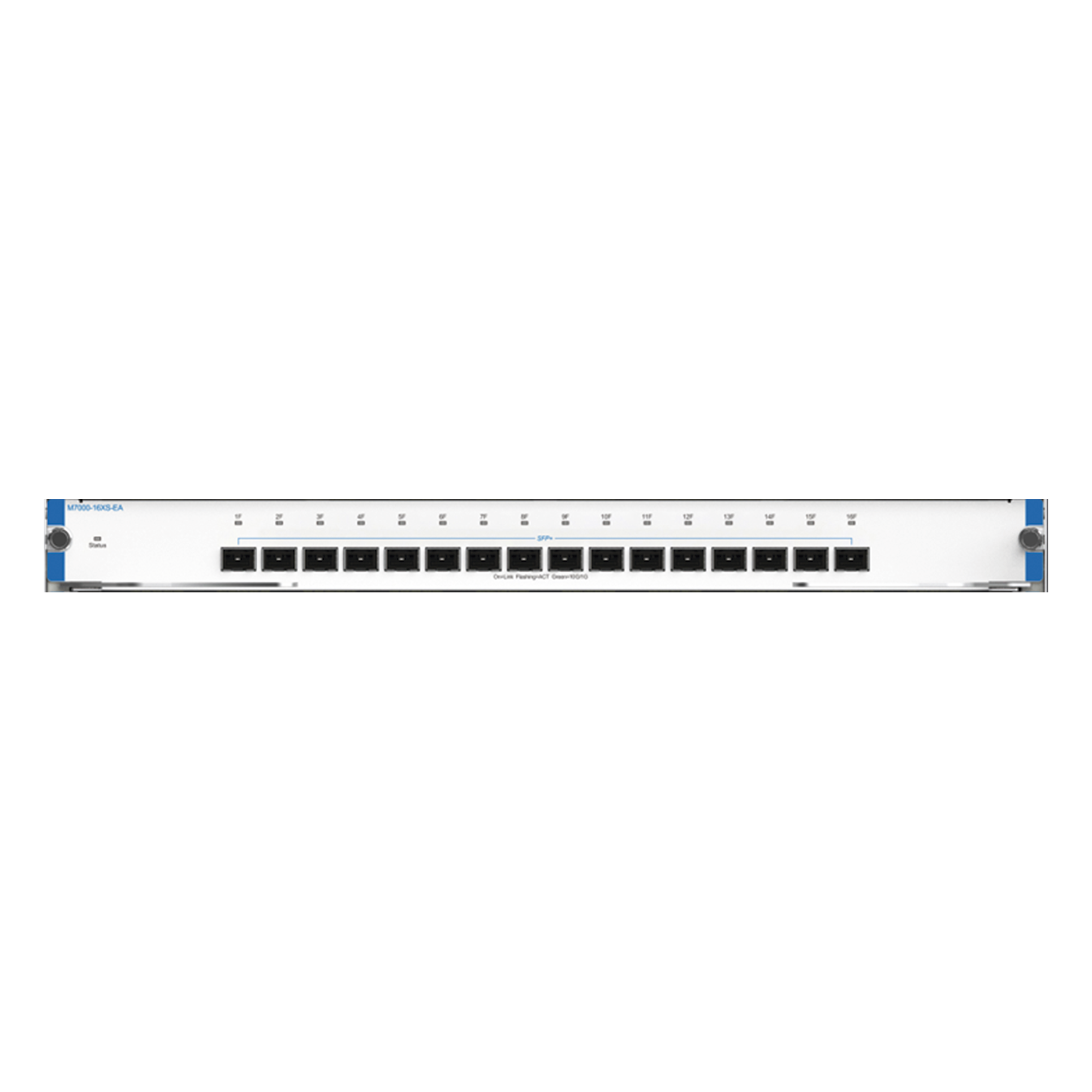 Tarjeta de expansión / 16 puertos SFP+ / 10G / Fibra óptica / 82W / Chasis NBS7003 y NBS7006 — RUIJIE · SKU M7000-16XS-EA