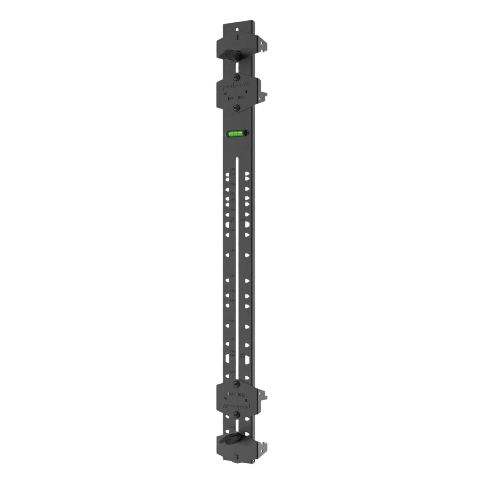 Espaciador Universal para Videowall DVLED / Compatibilidad con Sistema Latch / Acabado Powder Coat Negro / 1411 x 100 x 64 mm / Peso 1.8 kg (4 lb) — PEERLESS · SKU LEDUNVSPACER3