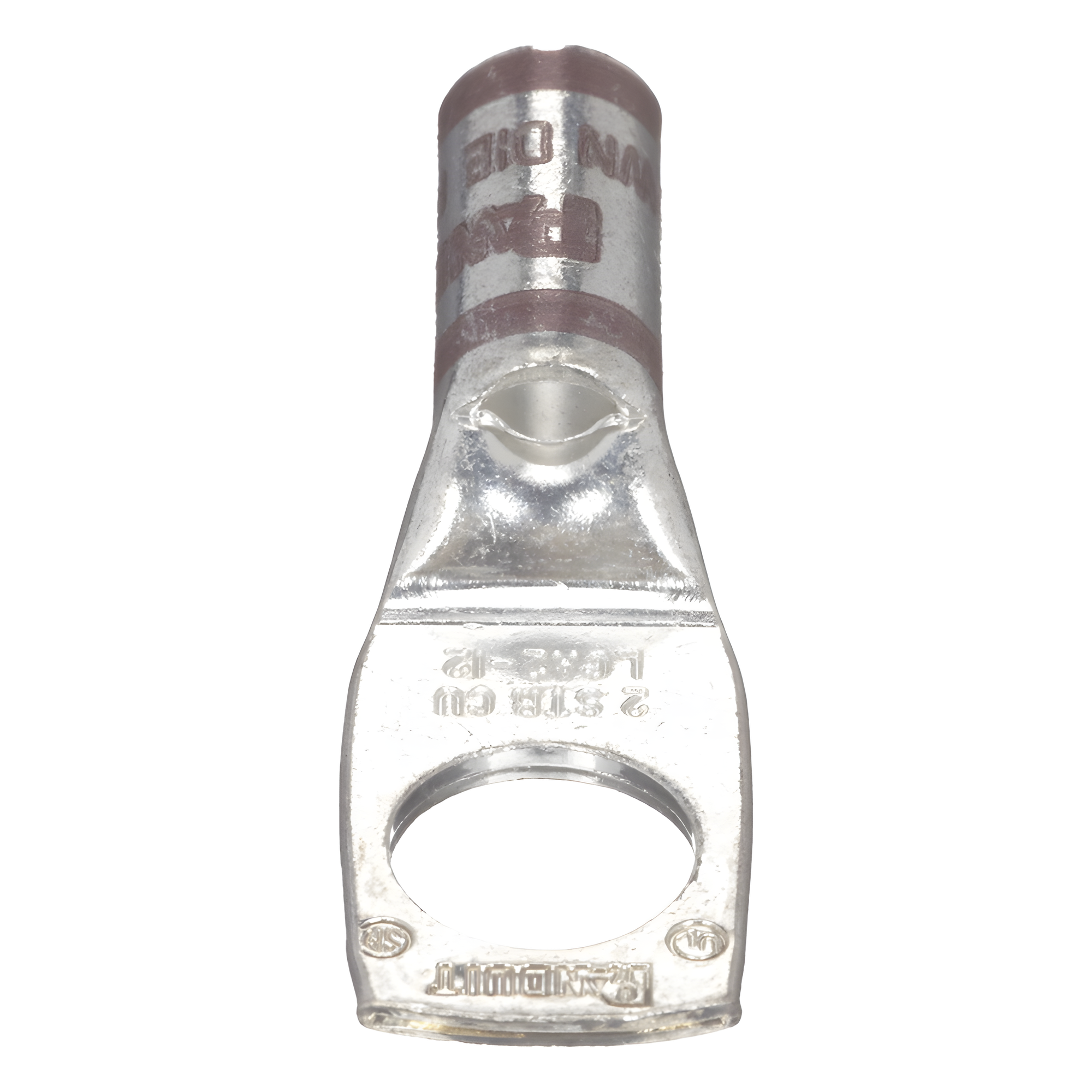 Zapata de Compresión / Cable 2 AWG / Orificio 1/2 in (12.7 mm) / Mirilla de Inspección / 35 kV / UL y CSA — PANDUIT · SKU LCA2-12-Q