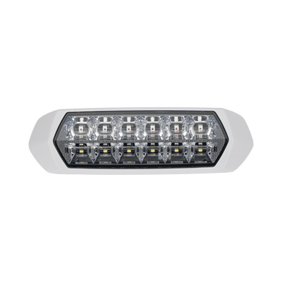 Luz de Advertencia LED / 1700 Lúmenes / 12-24 VCD / IPX7 / Sincronización 20 Unidades / ECE R65 Class 2 / SAE J595 Class 1 — SIGNALPRO · SKU SP80RW-W