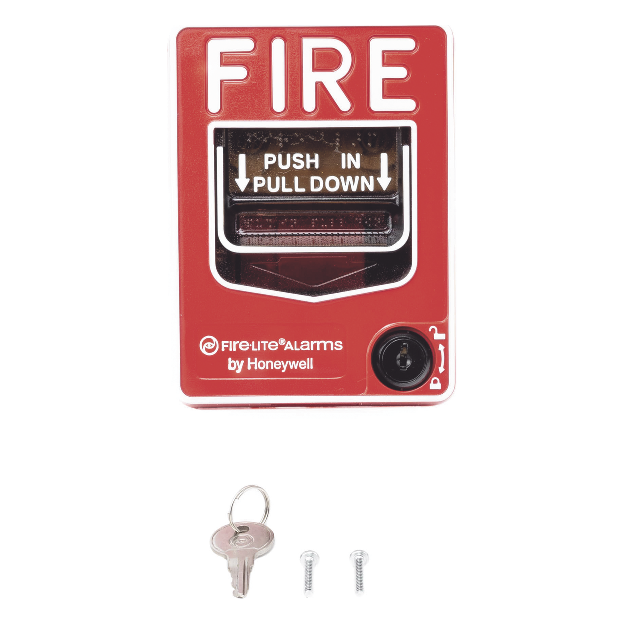 Estación Manual de Alarma Direccionable / Doble Acción / Montaje Semiencastrado o Superficial / 24 VCC / 139 x 104 x 35 mm
