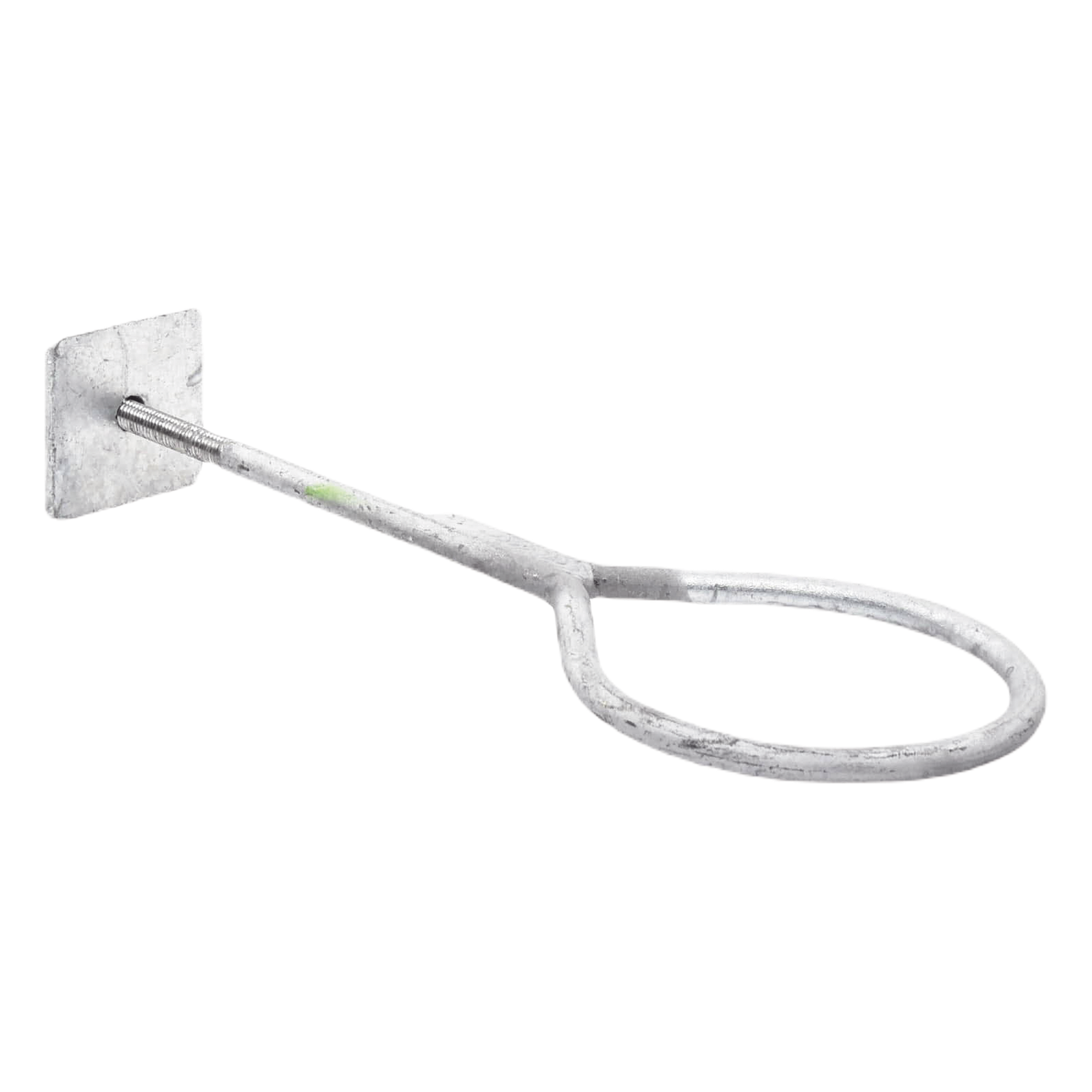 Ancla con Aro / Varilla 1/2" / 40 cm (15.7 in) / Galvanizado por Inmersión / Pared o Losa