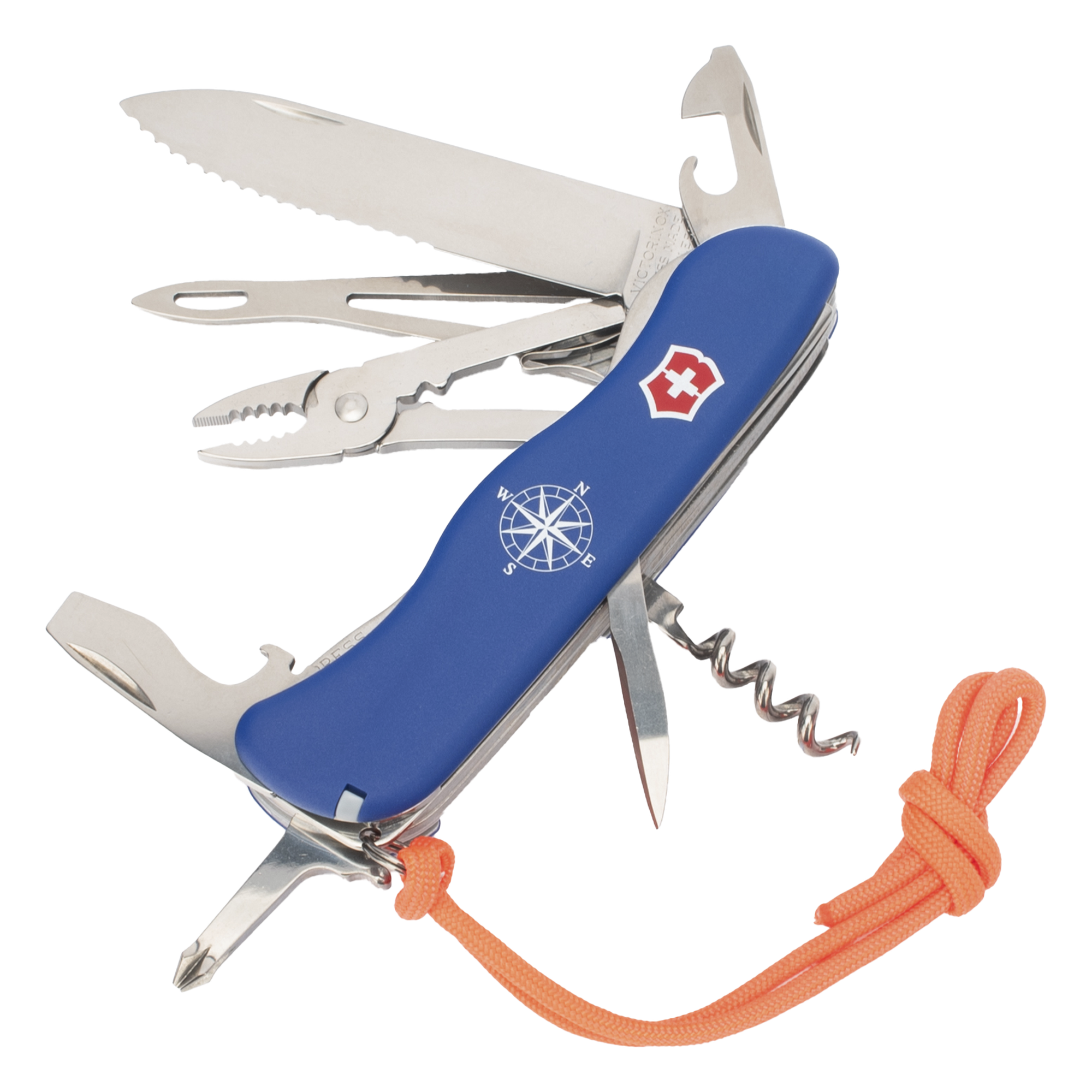 Multiherramienta / 18 Funciones / Hoja Dentada / Bloqueable / 183 g / Poliamida / Azul — VICTORINOX · SKU 85932W