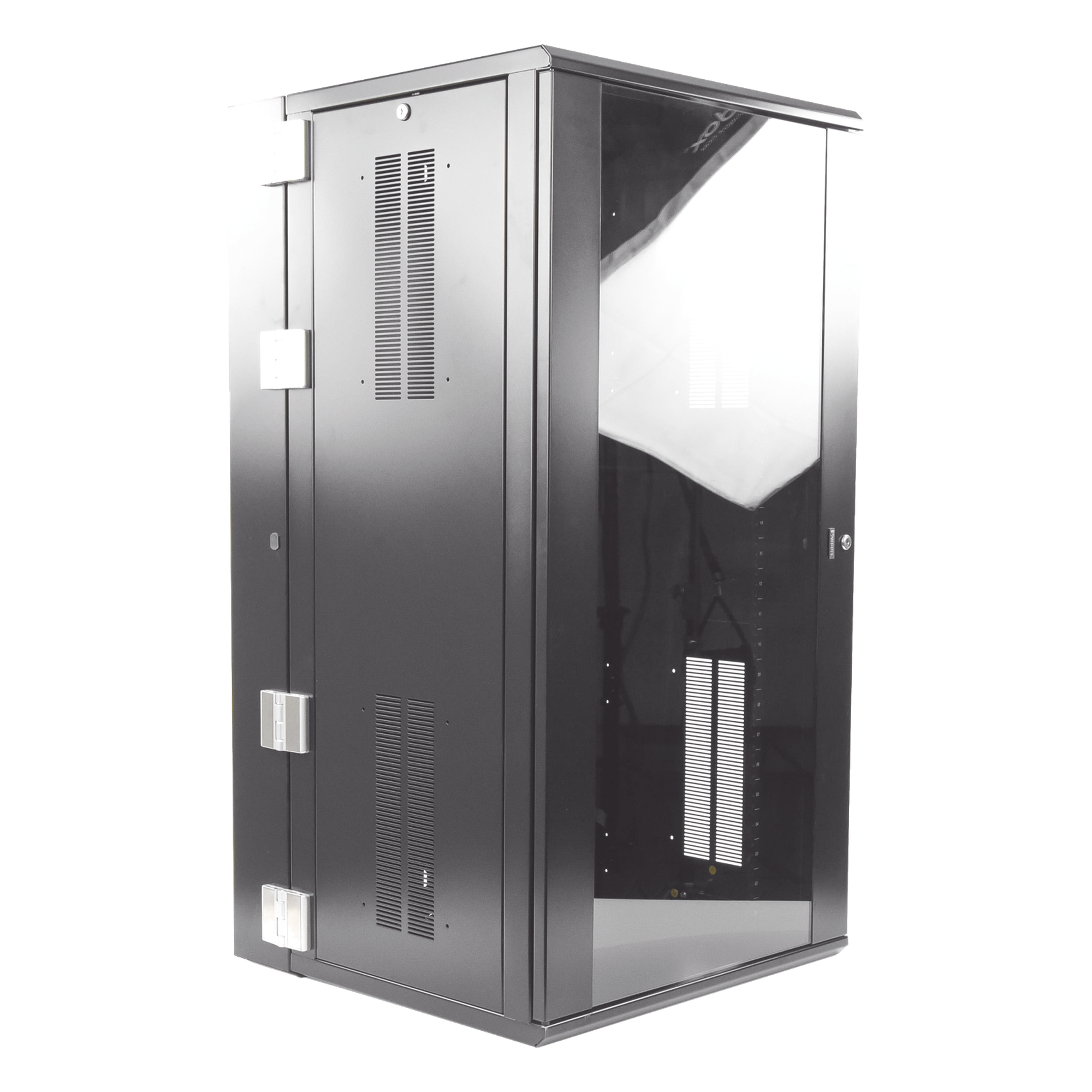 Gabinete de Montaje en Pared / 26 UR / 635mm (2.08 ft) Profundidad / Ventana de Seguridad / 350 lb Capacidad / EIA 19in