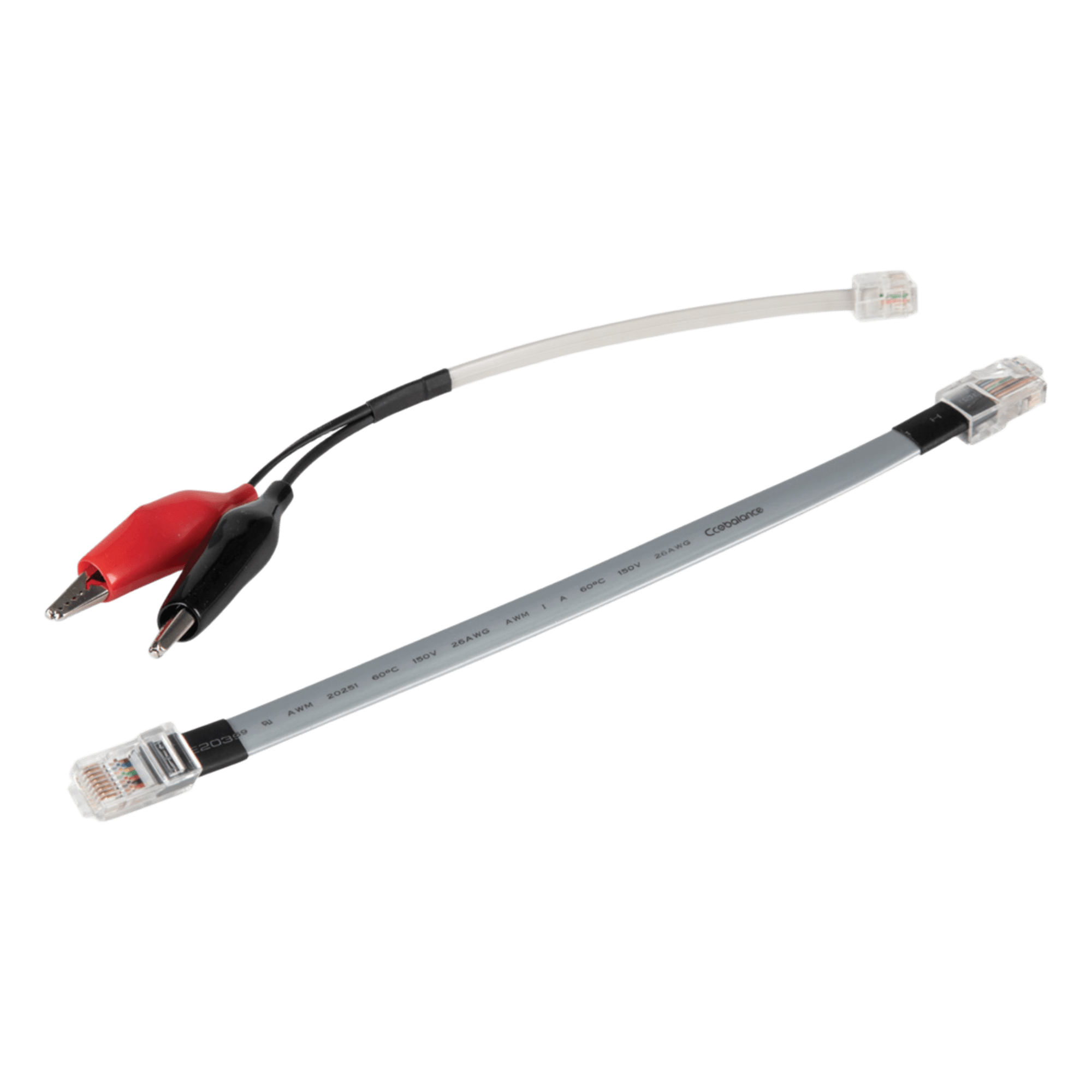 Cables de Repuesto para Probador de Red / Tone & Probe / RJ45-RJ45 / RJ11-Cocodrilo / 5.9'' (15 cm) / PVC-Policarbonato — KLEIN TOOLS · SKU VDV770-855