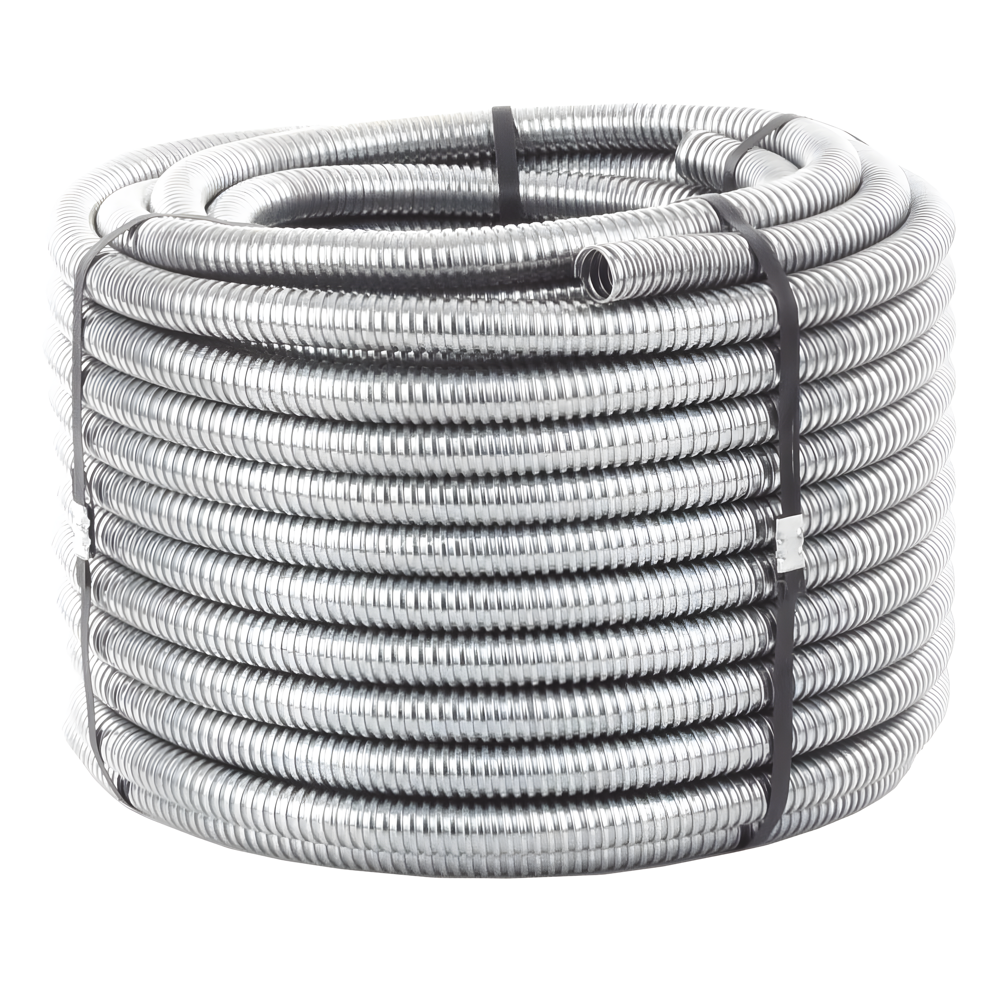 Tubo Flexible tipo Liquidtight de 1" (25 mm). Acero + PVC. Rollo de 30 Metros.
